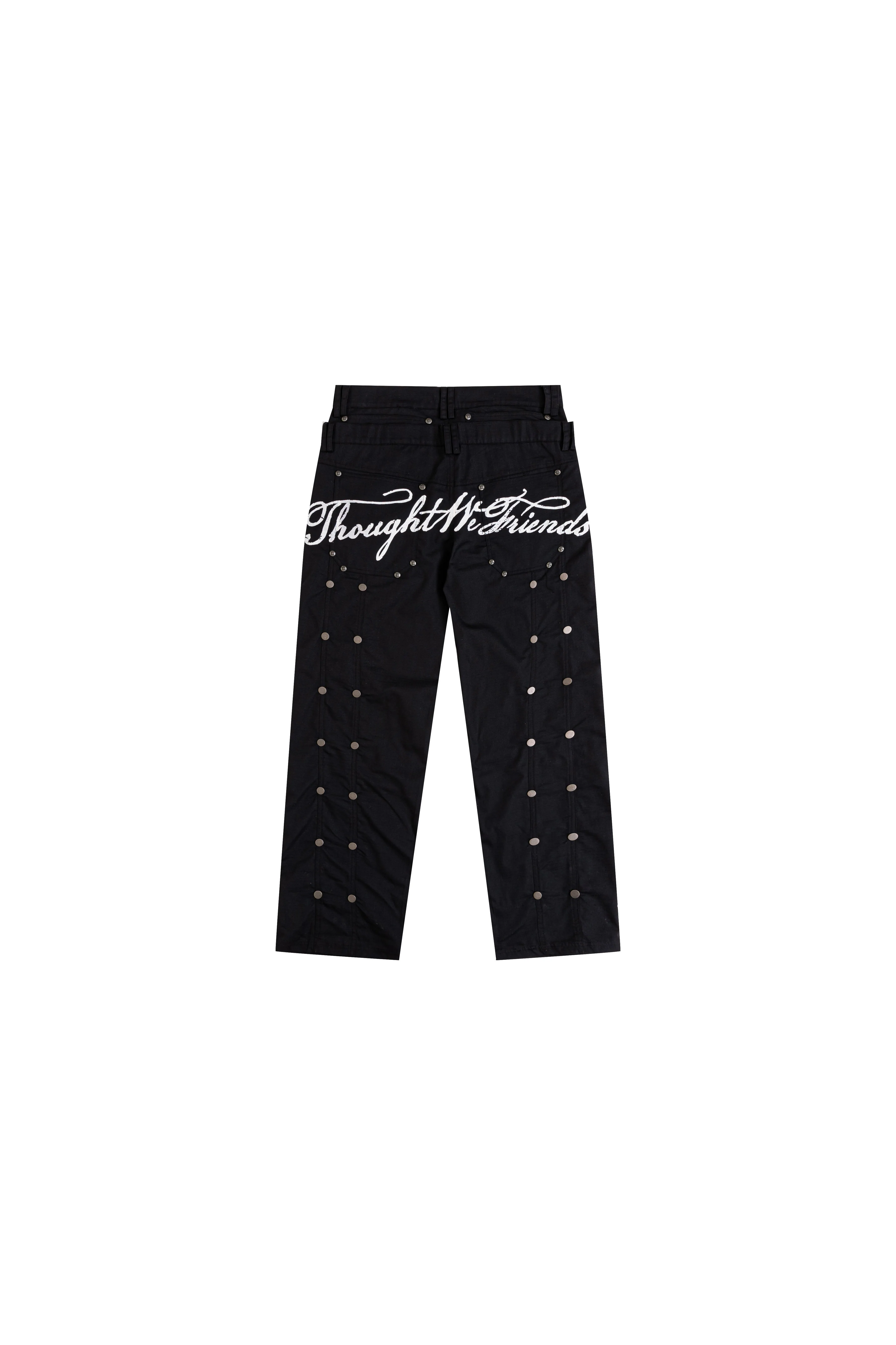 Gideon Double-Layered Workpants in Black - Image 10