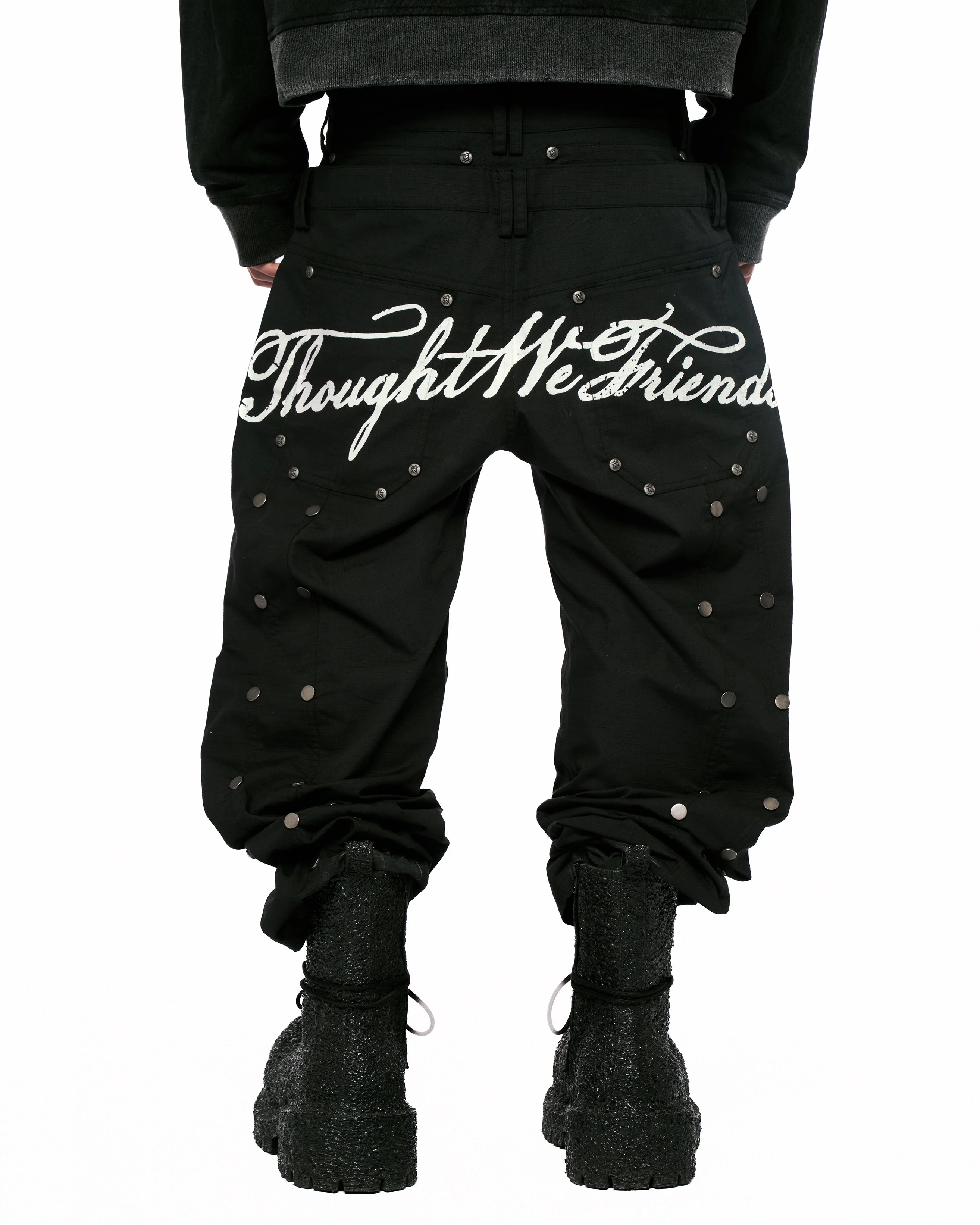 Gideon Double-Layered Workpants in Black - Image 12