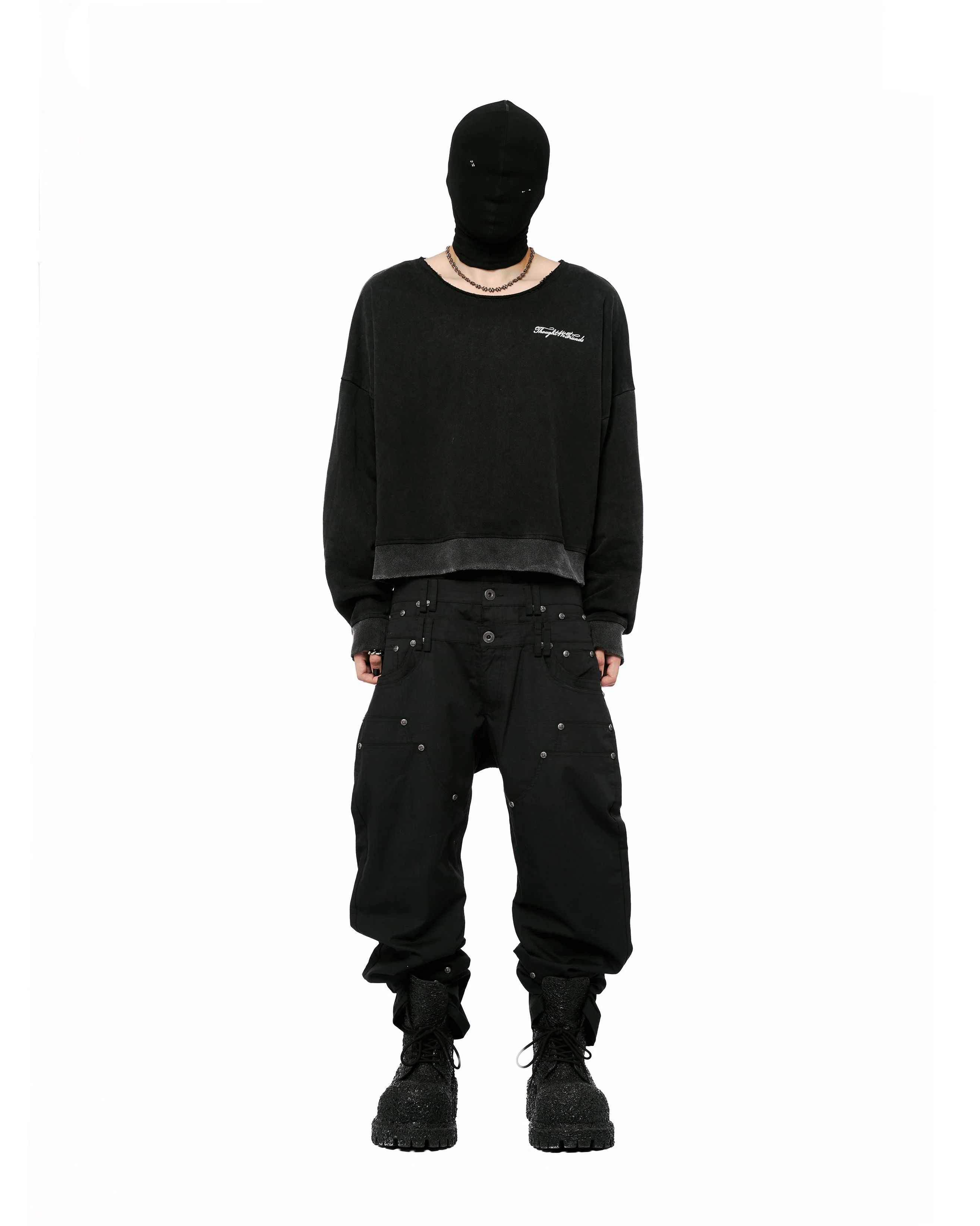 Gideon Double-Layered Workpants in Black - Image 13