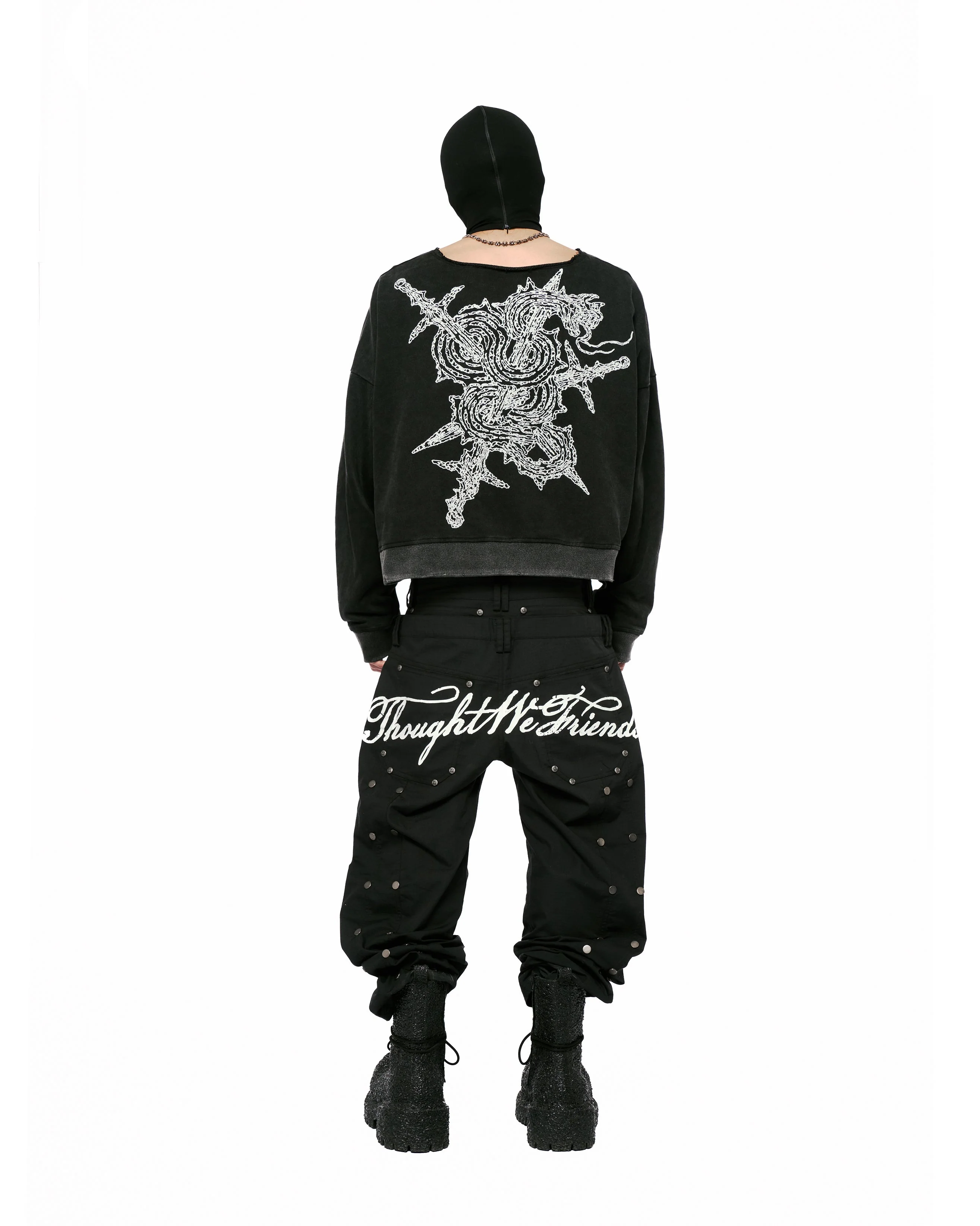 Gideon Double-Layered Workpants in Black - Image 16