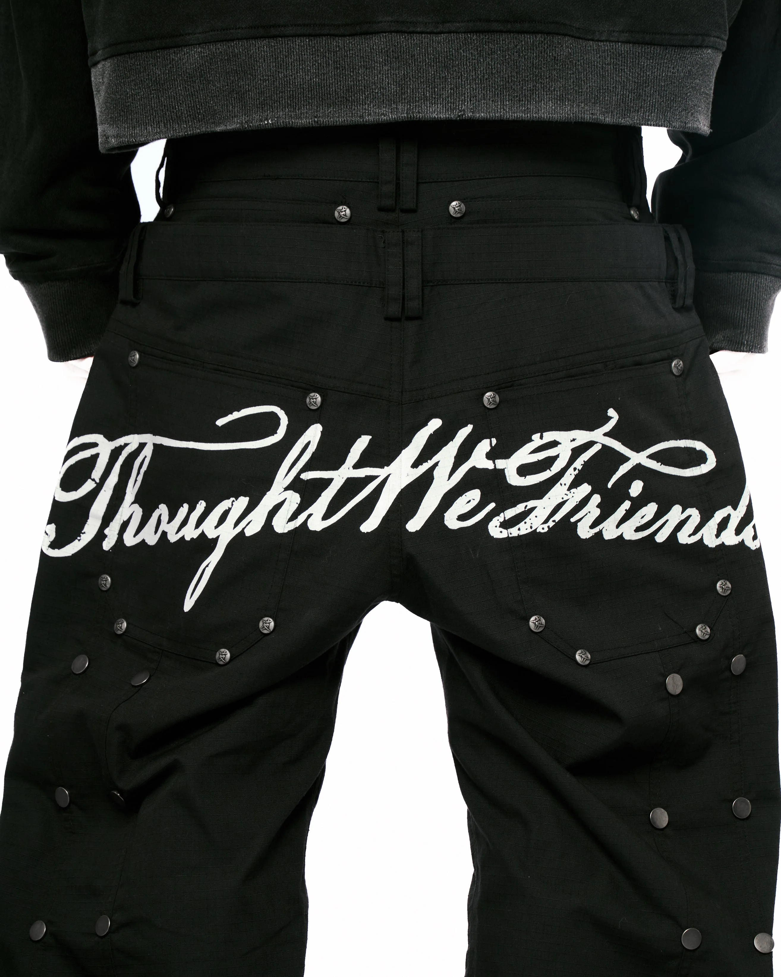 Gideon Double-Layered Workpants in Black - Image 17