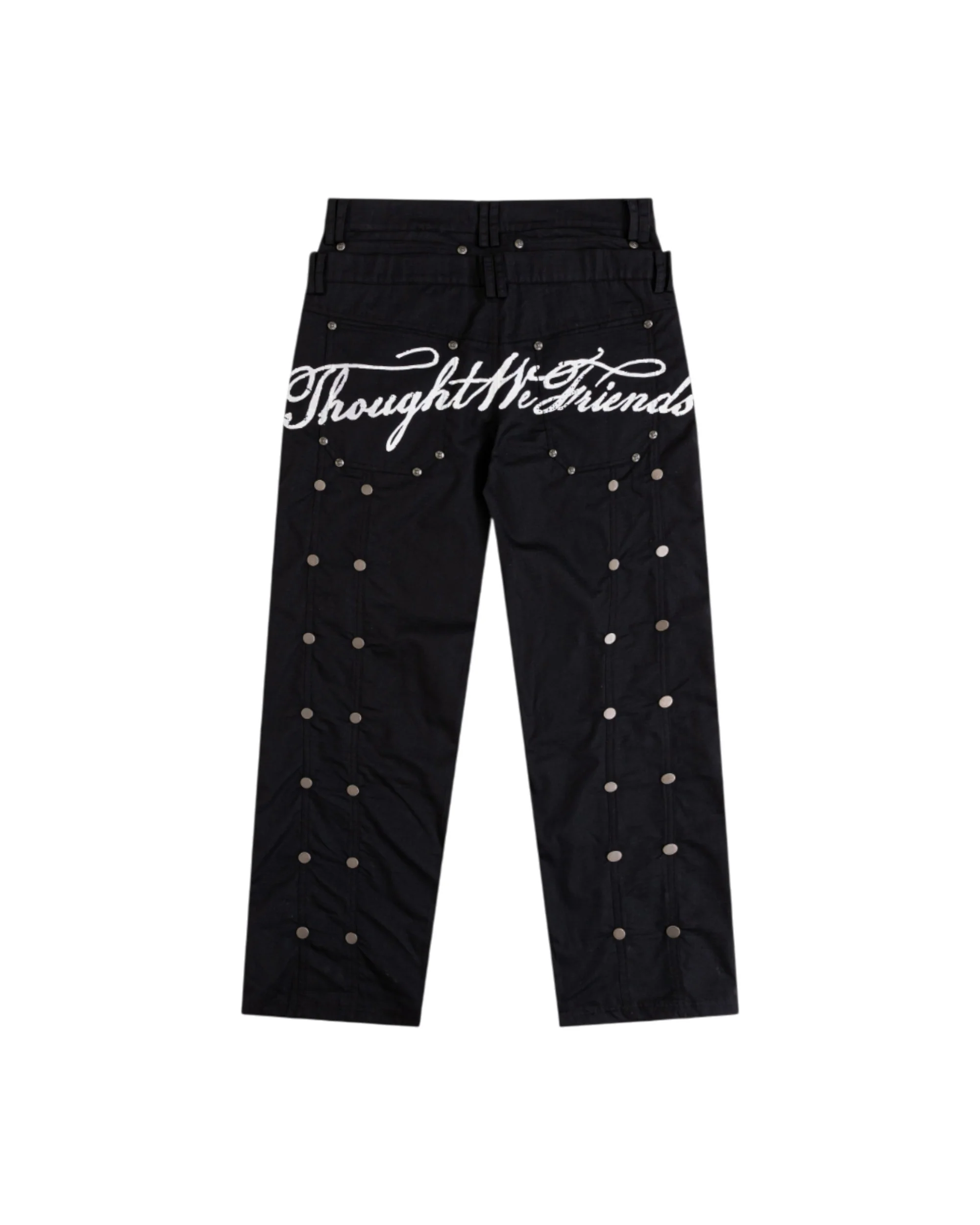 Gideon Double-Layered Workpants in Black - Image 2