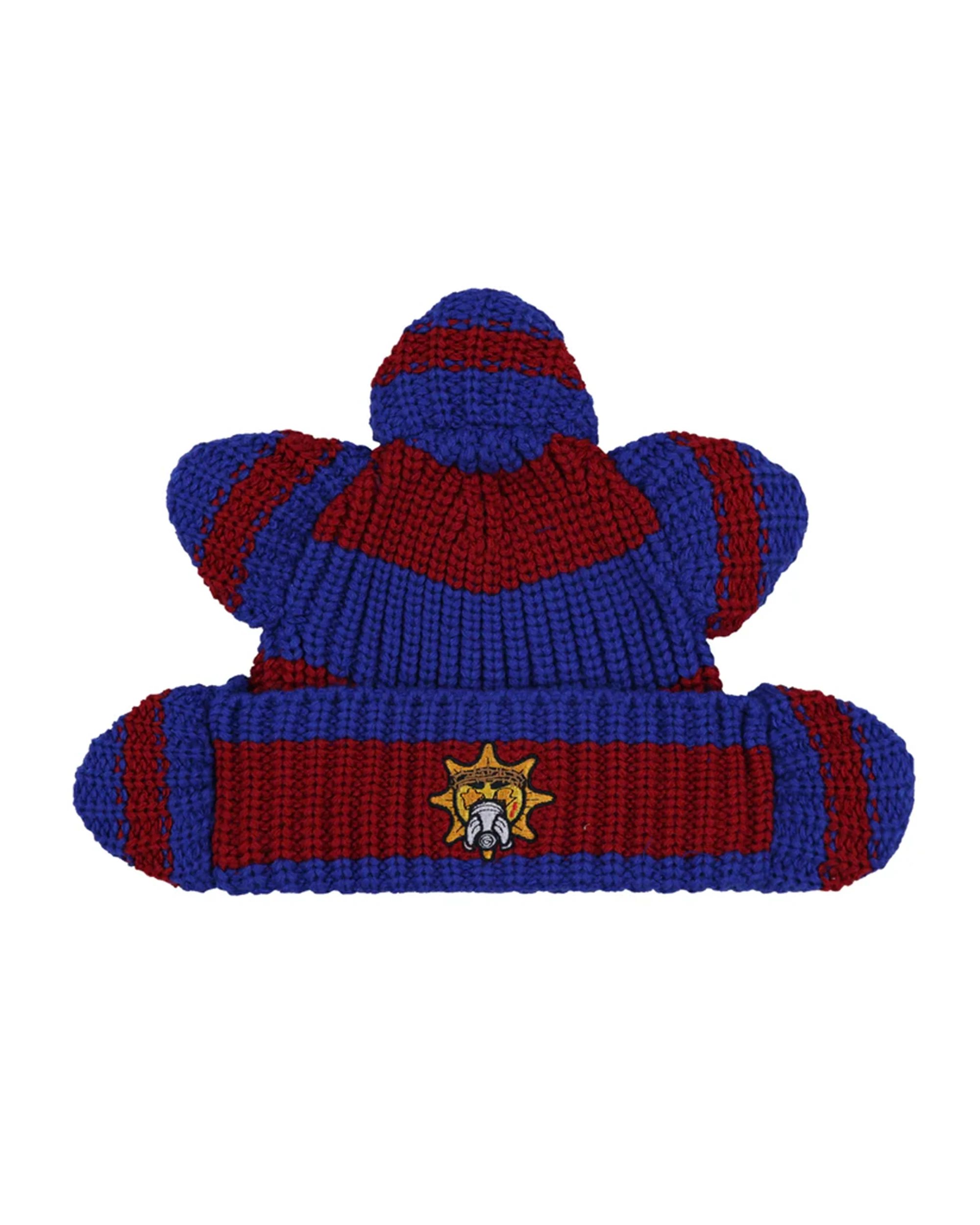 Glo Rising Sun Beanie (Blue/Red)