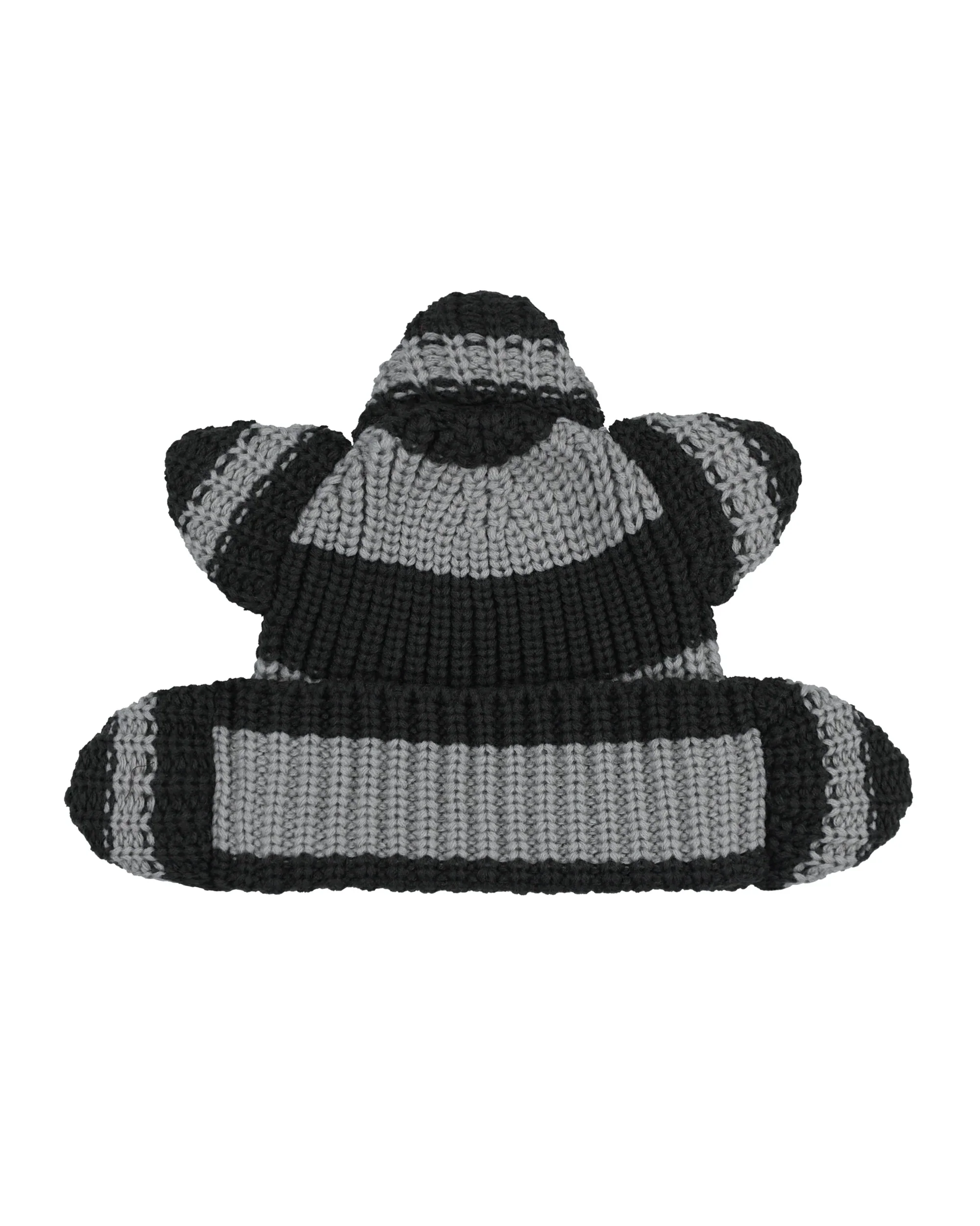 Glo Rising Sun Beanie (Grey Stripe) - Image 2