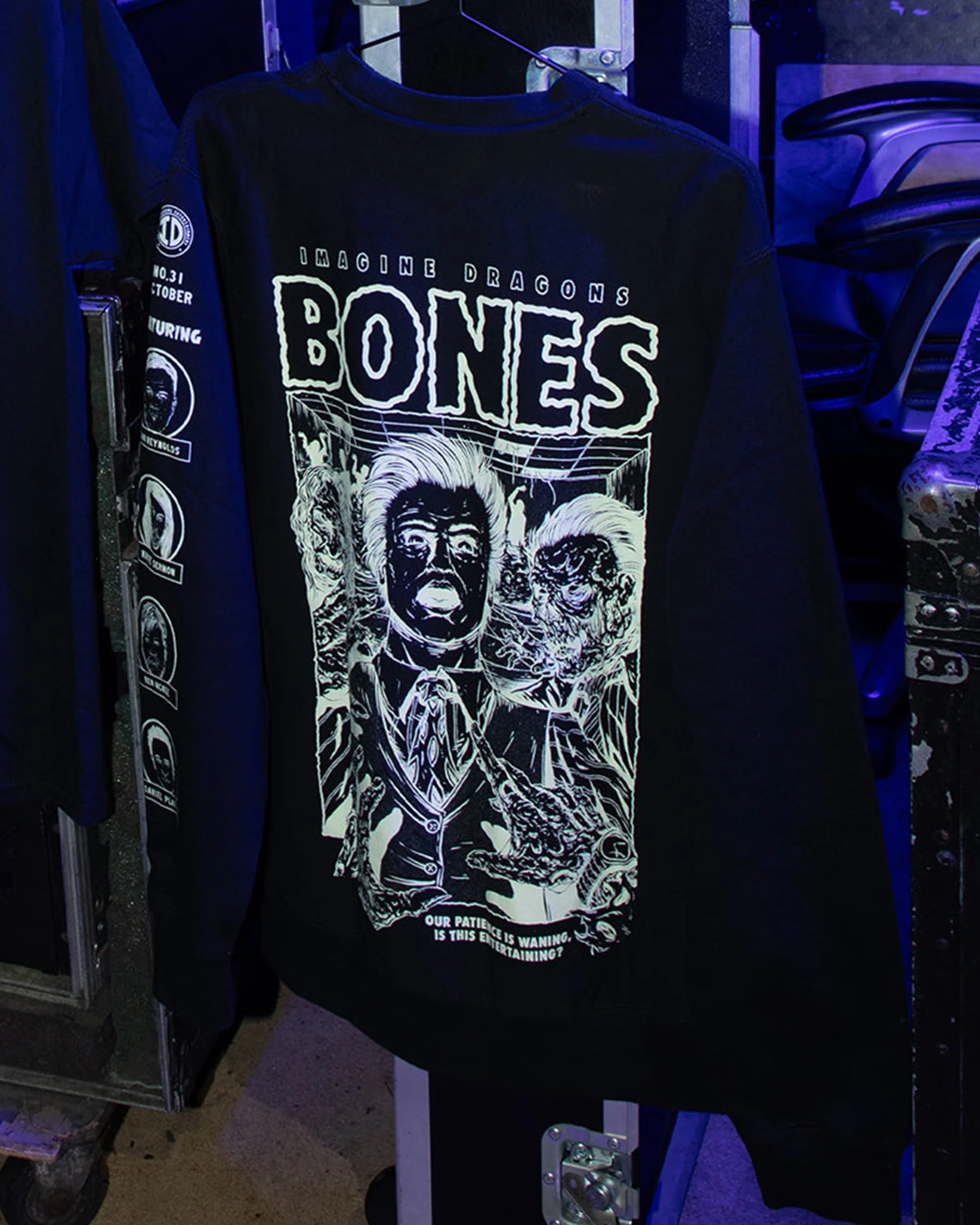 Glow-In-The-Dark Bones Crewneck - Image 5