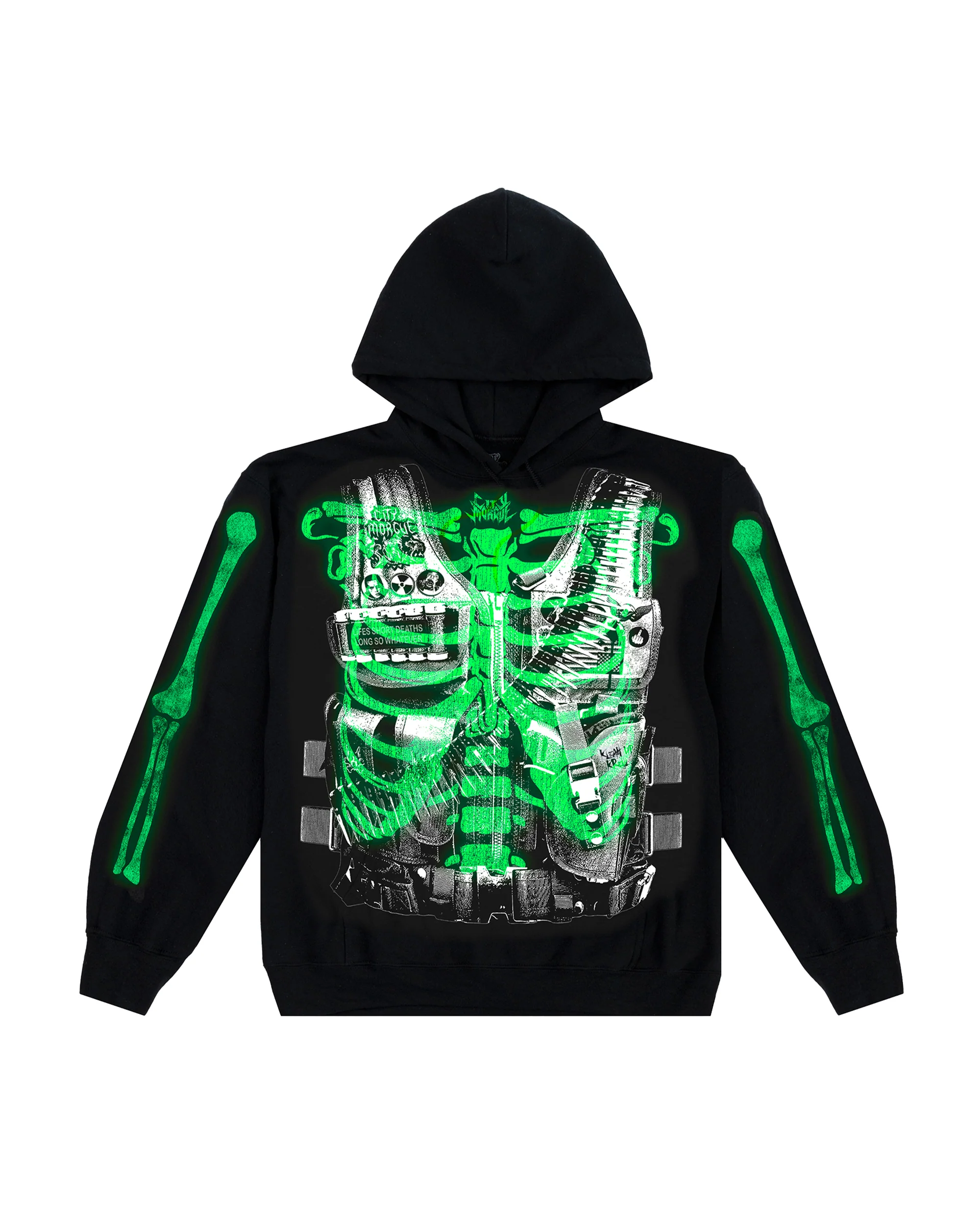 GLOW IN THE DARK VEST TOUR HOODIE - Image 3