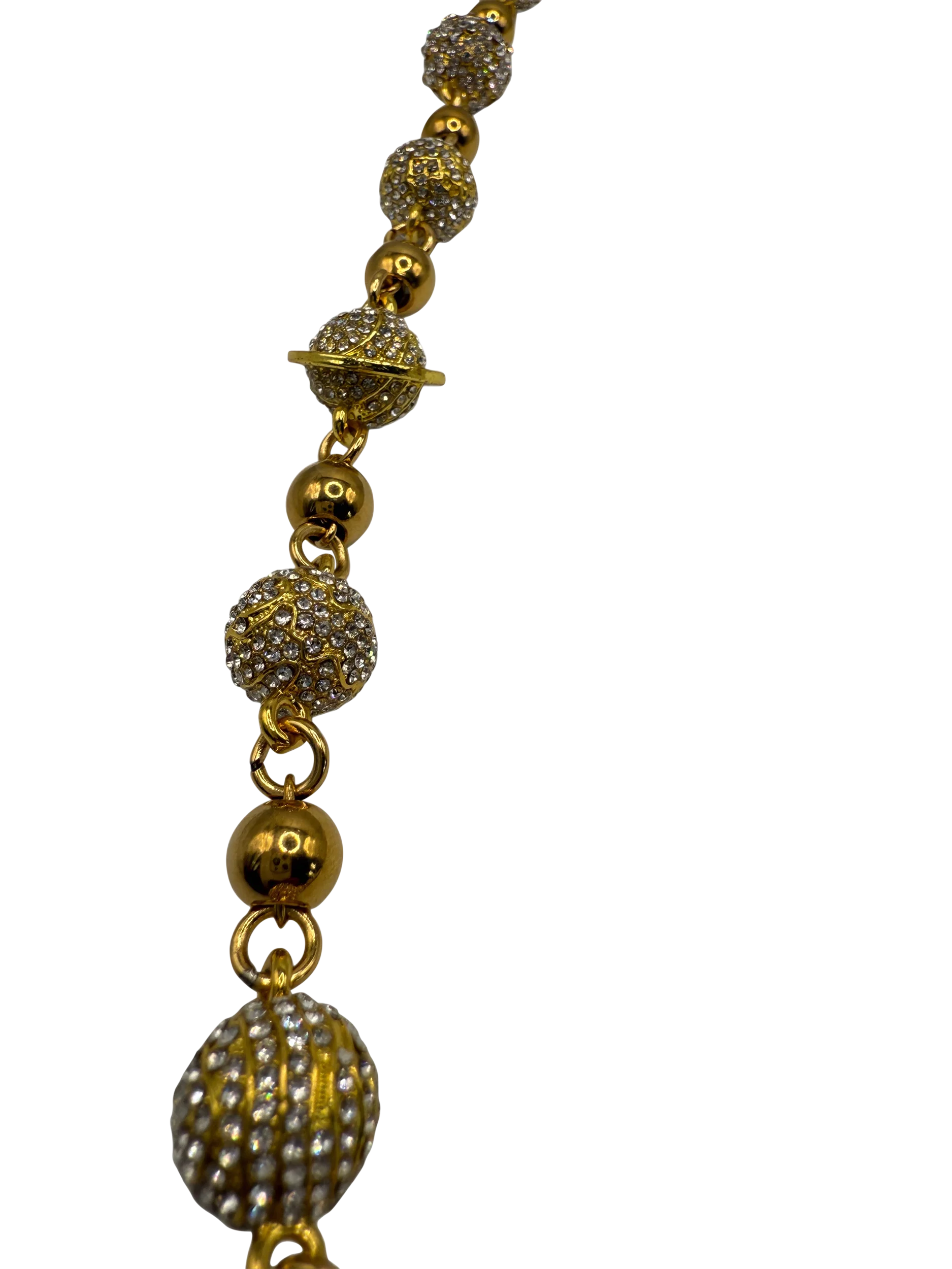 Gold Planet Wallet Chain - White - Image 2