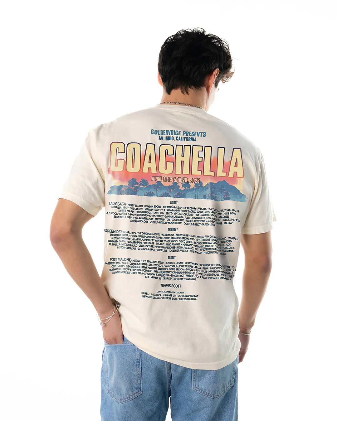 Golden Hour 2025 Lineup Tee - Image 5
