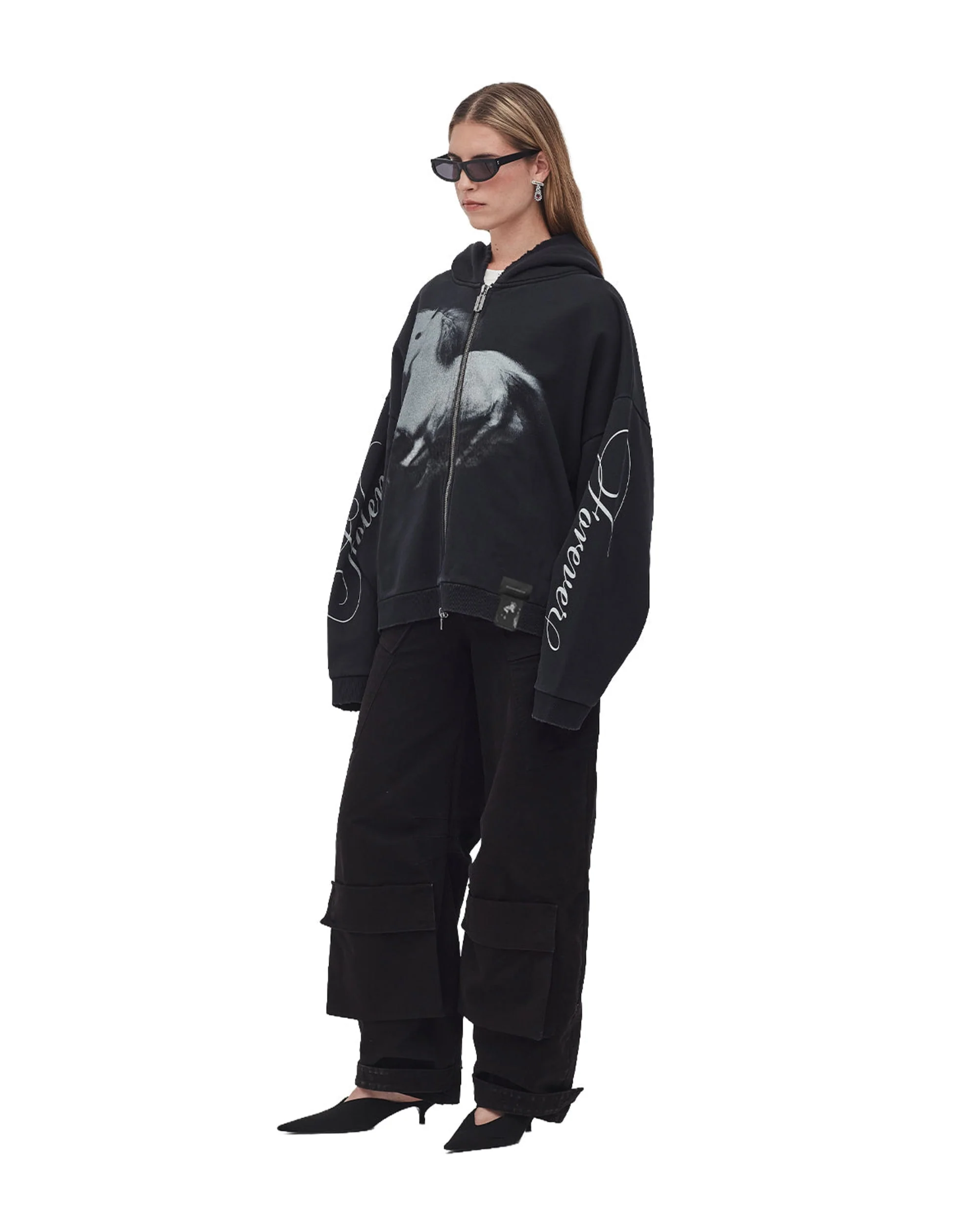 GOTH SPIRIT HOOD - ZIP THRU - Image 5