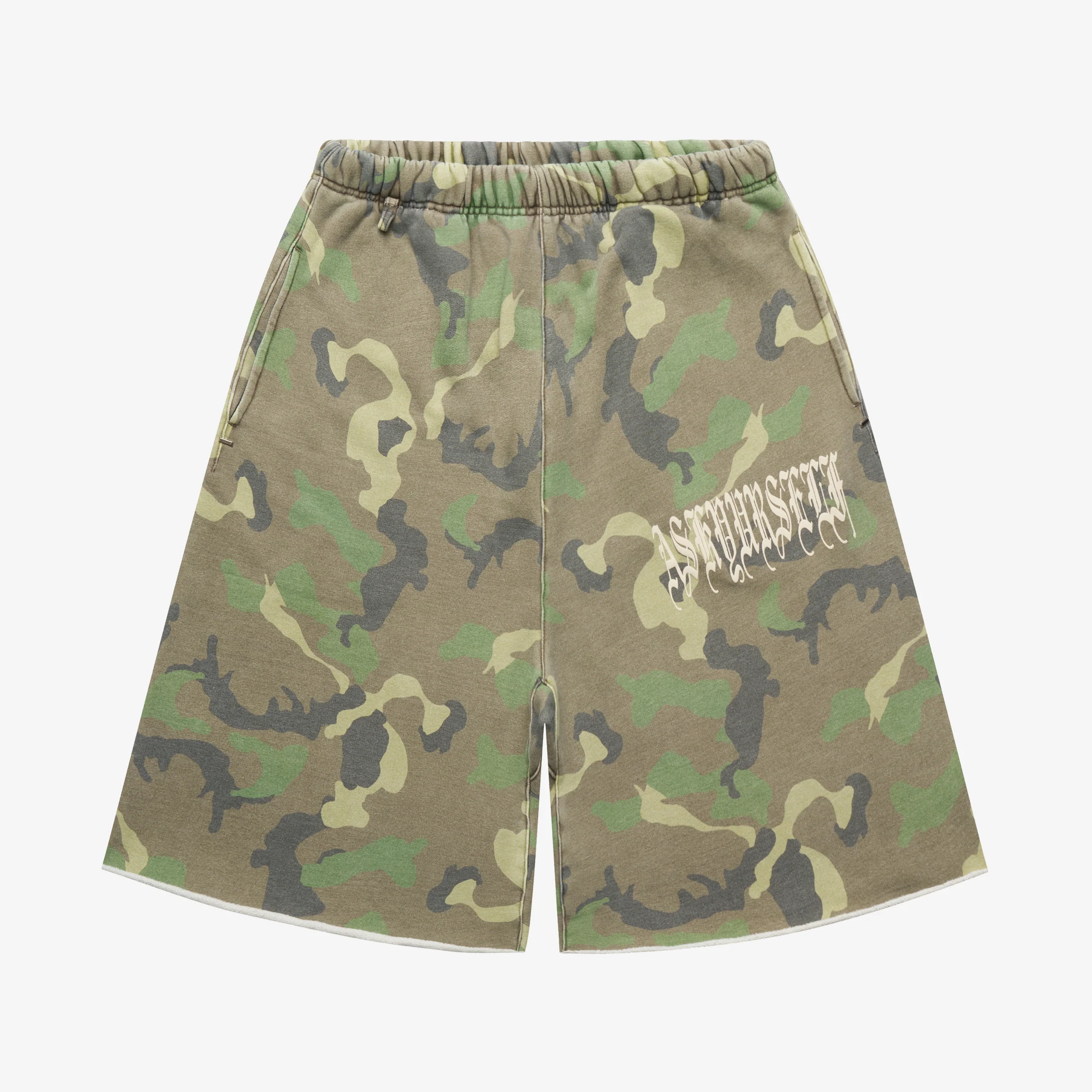 GOTH VINTAGE BAGGY FLEECE SHORTS - Image 4
