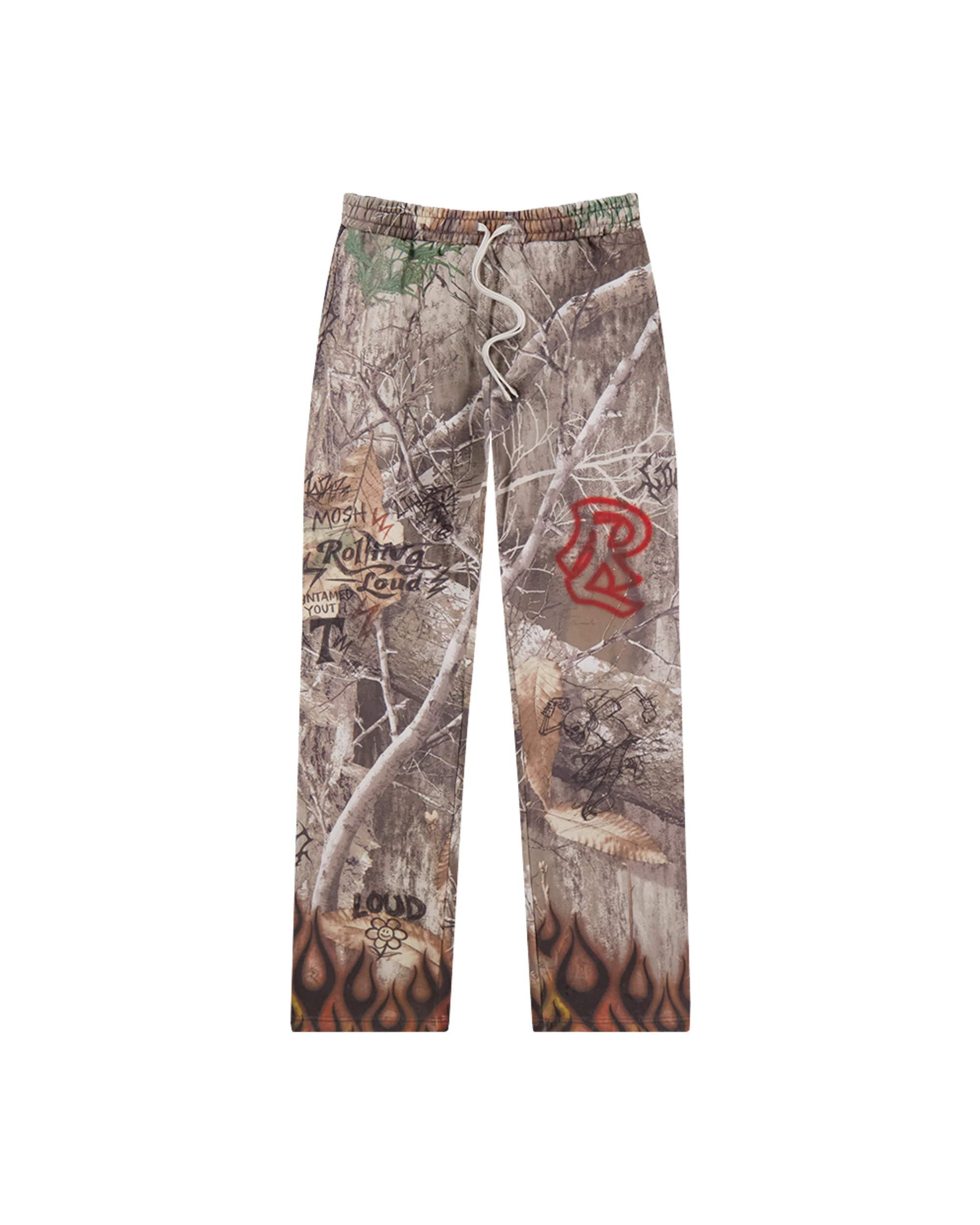 GOTHIC FLAME SWEATPANTS