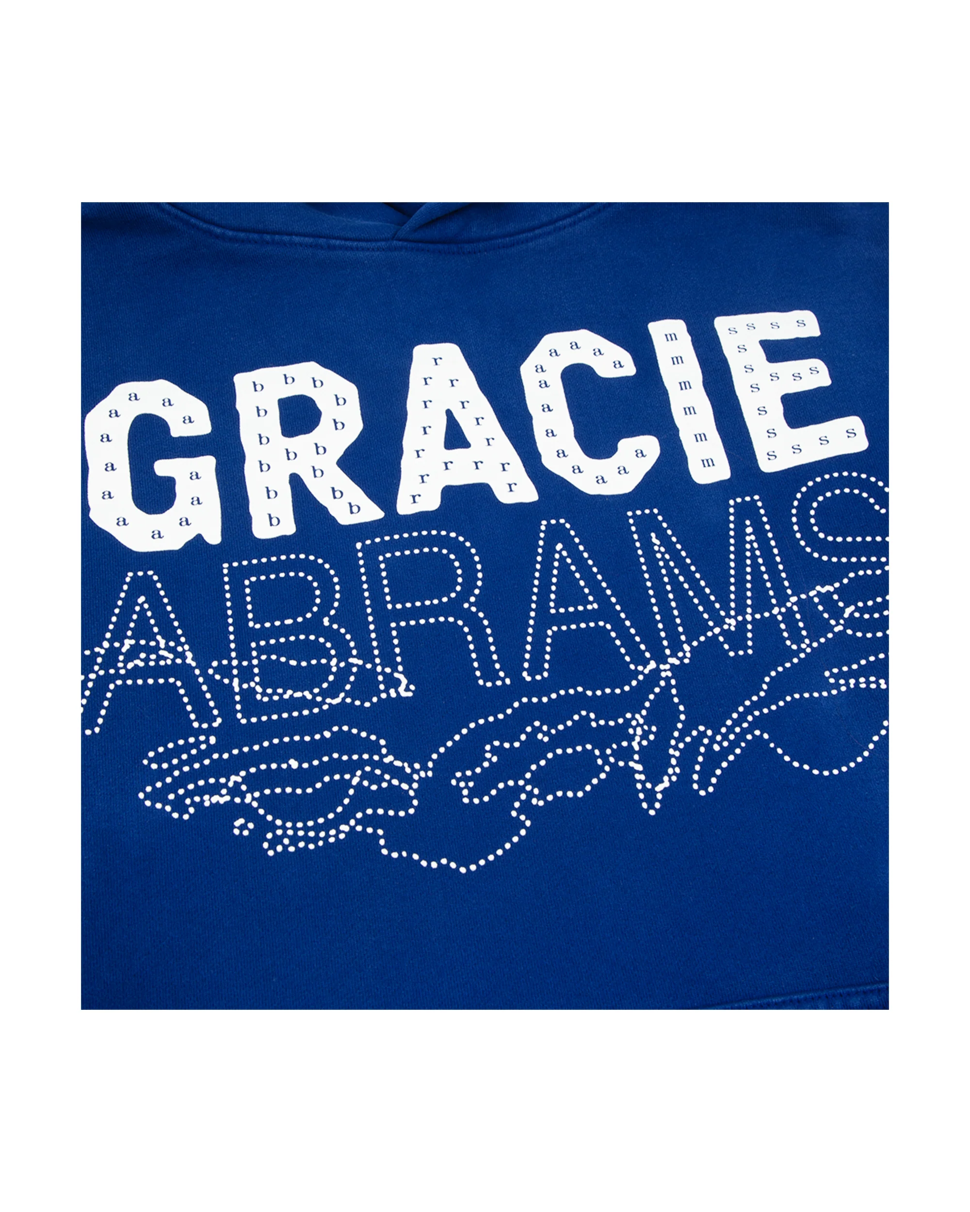 Gracie Abrams Letter Repeat Navy Unisex Hoodie - Image 3