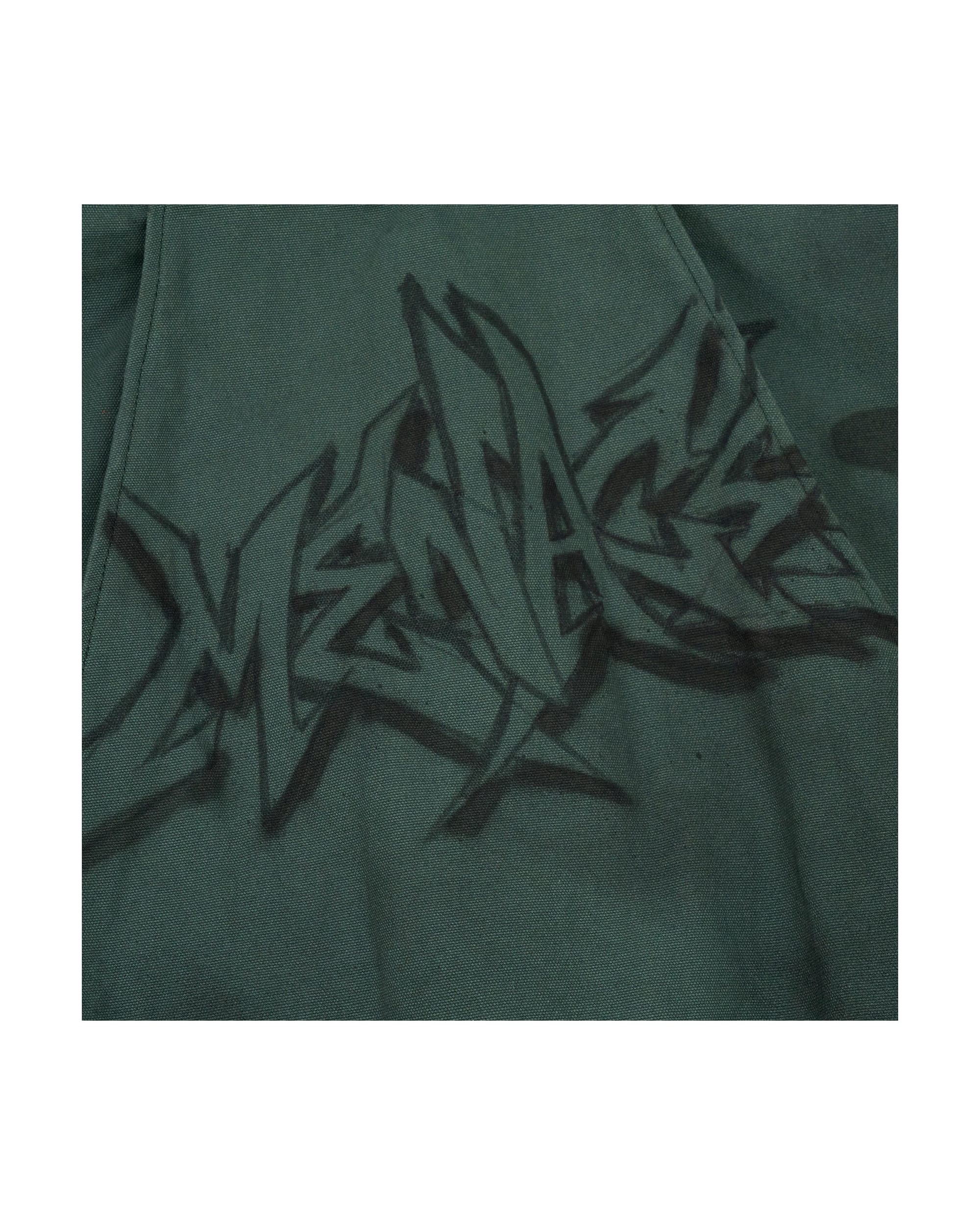 GRAFFITI STEEL EMBOSSED CANVAS HOODED JACKET - Image 6