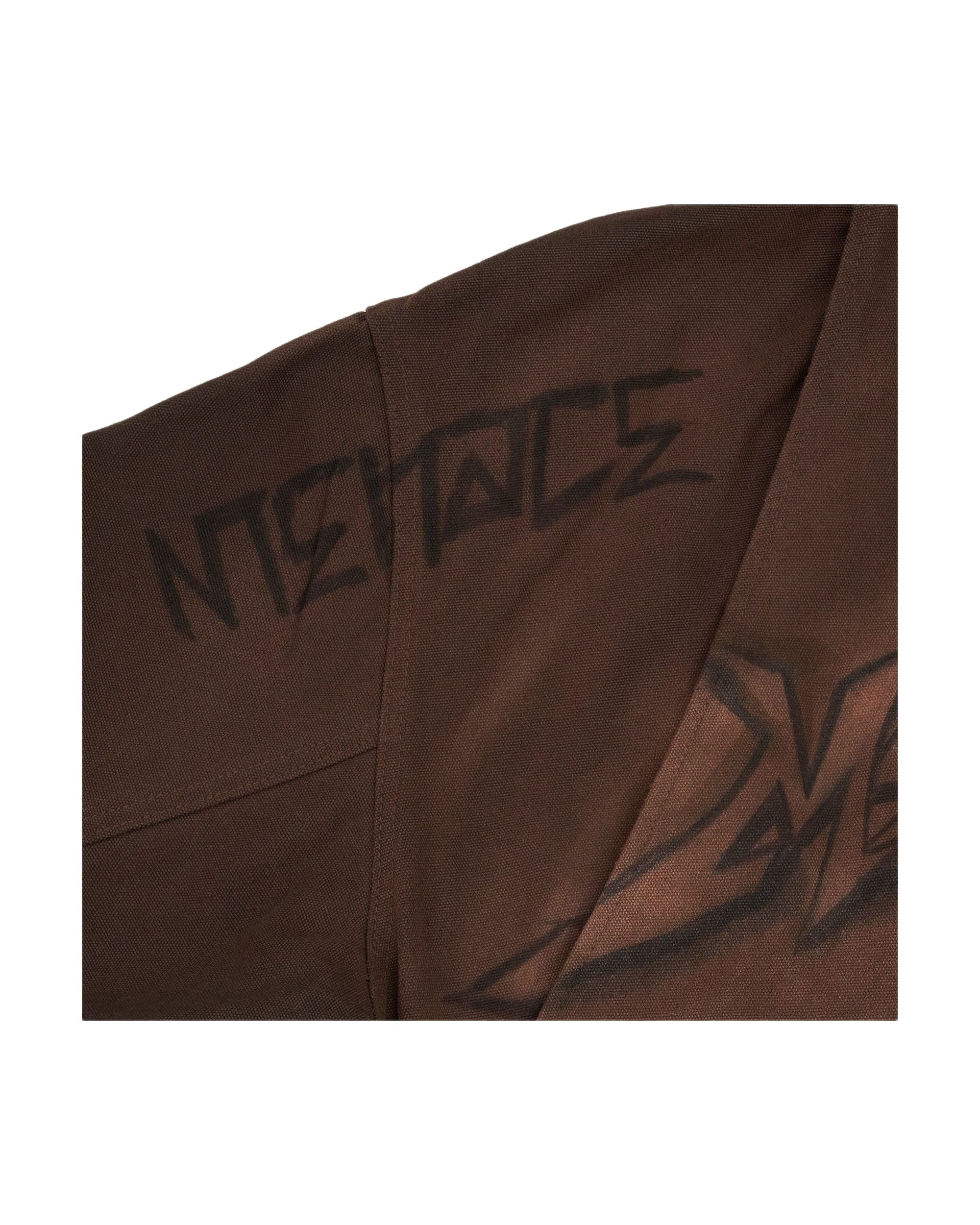 GRAFFITI STEEL EMBOSSED CANVAS HOODED JACKET - Image 7