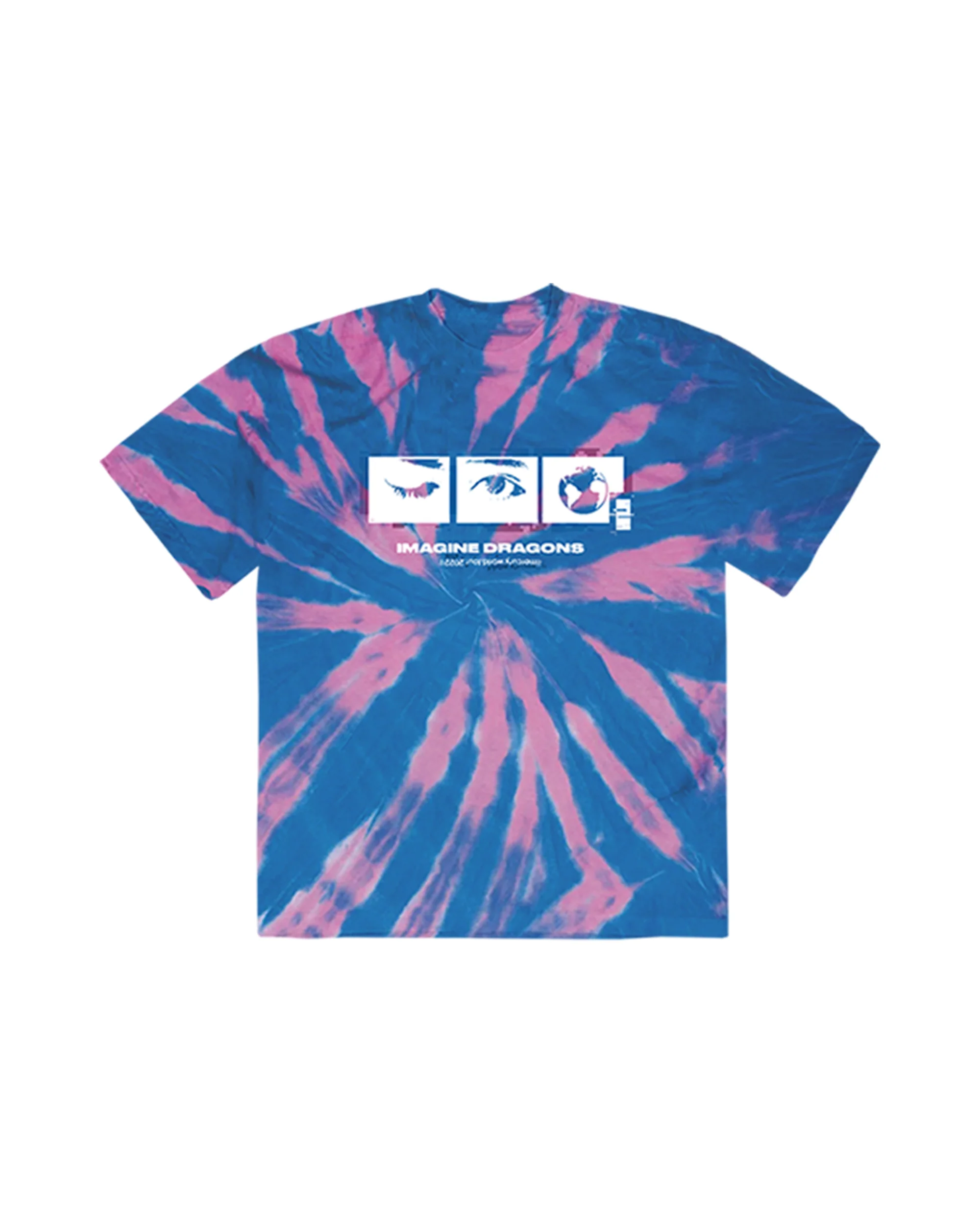 GRAPHIC TIE DYE TOUR T-SHIRT