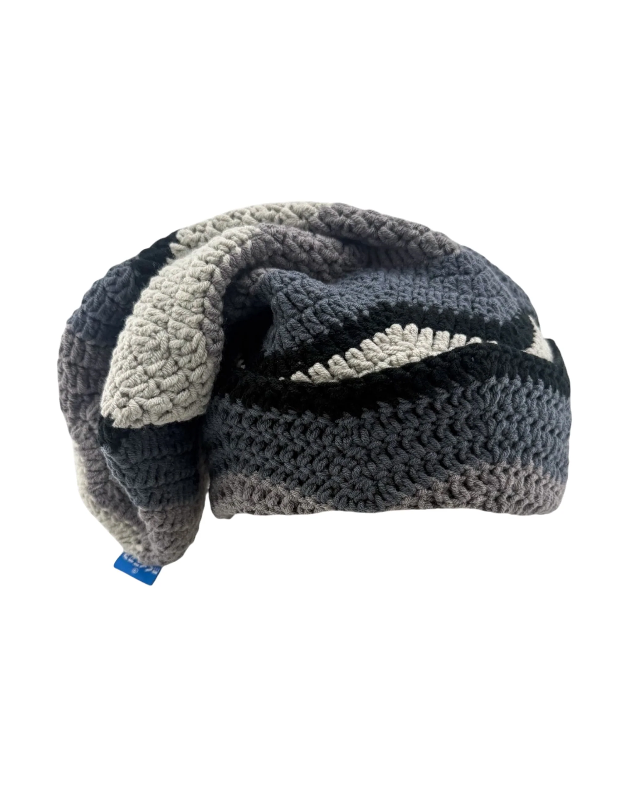 Graphite Crochet Sock Hat