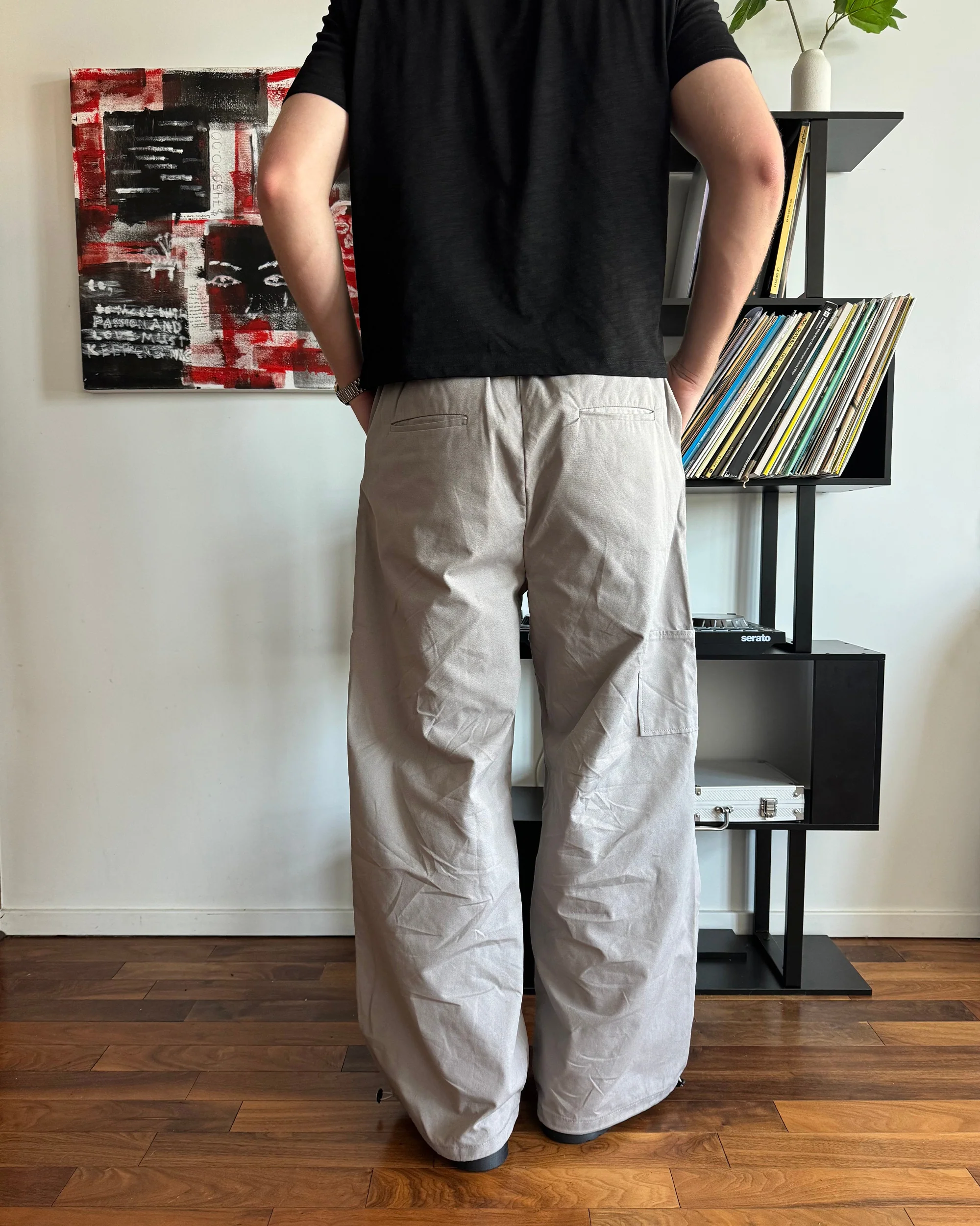 Gray Canvas Pants - Image 9