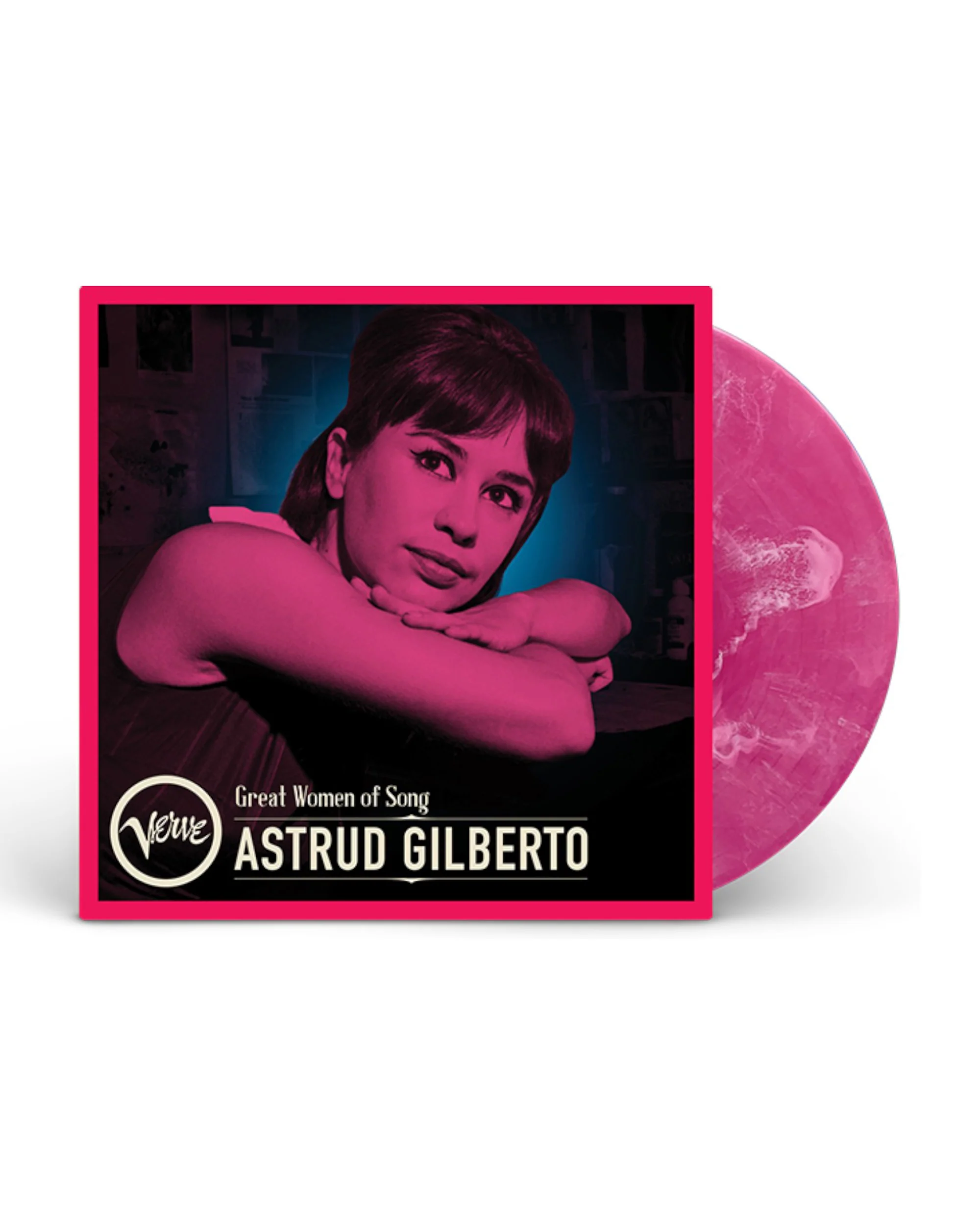 Great Women Of Song: Astrud Gilberto (Neon Pink + Black Marble Effect) LP