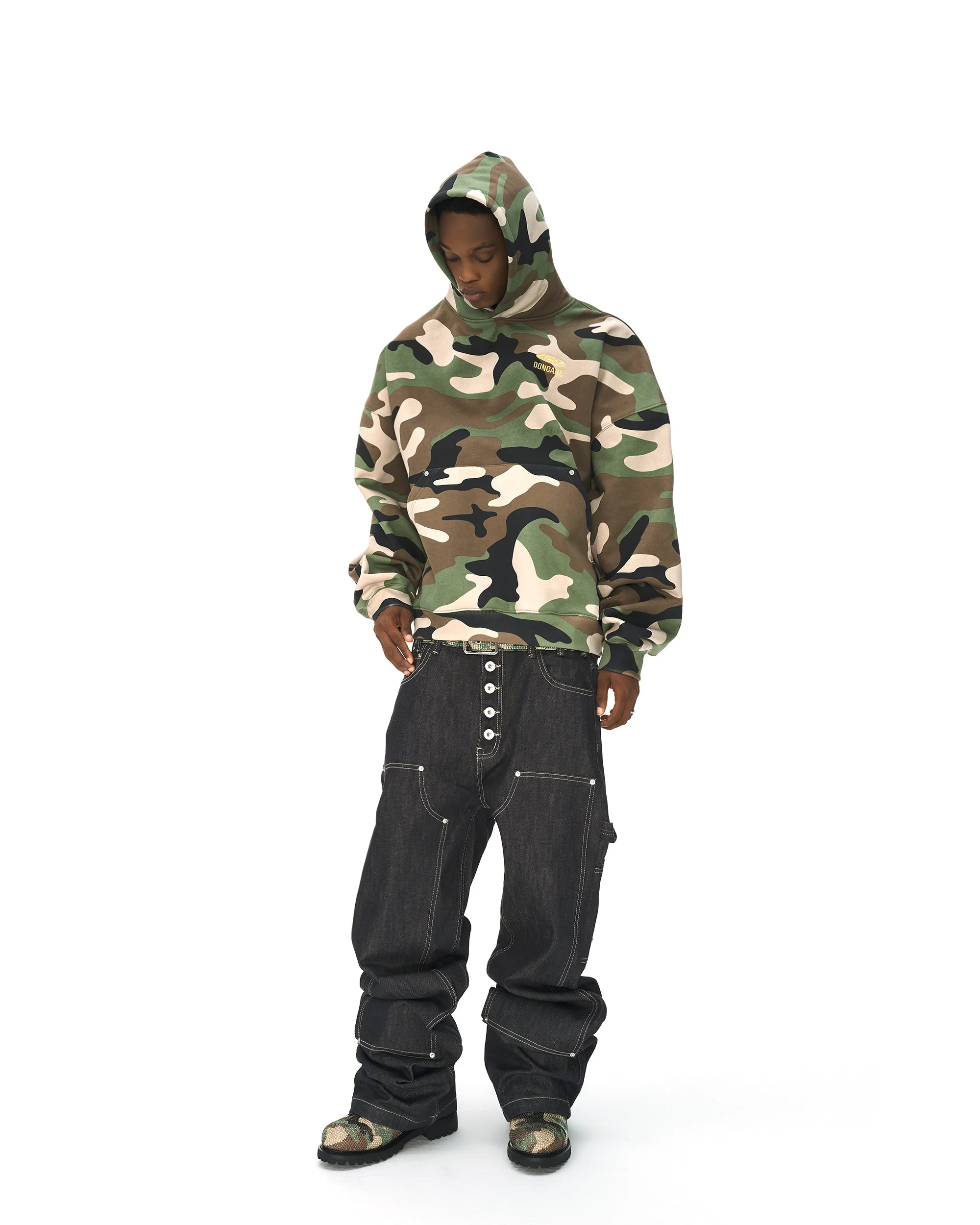 GREEN CAMO HOODIE - Image 12