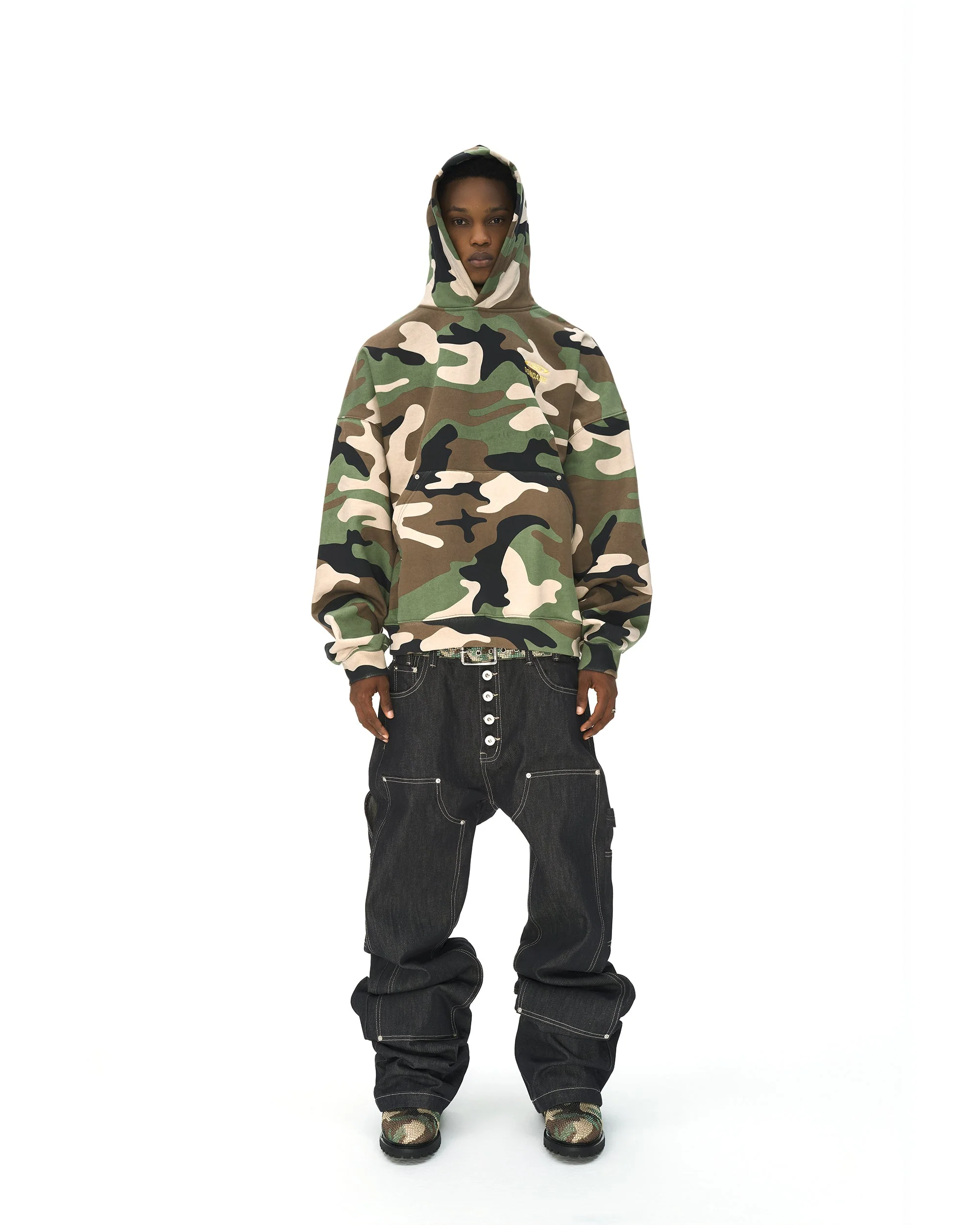 GREEN CAMO HOODIE - Image 13