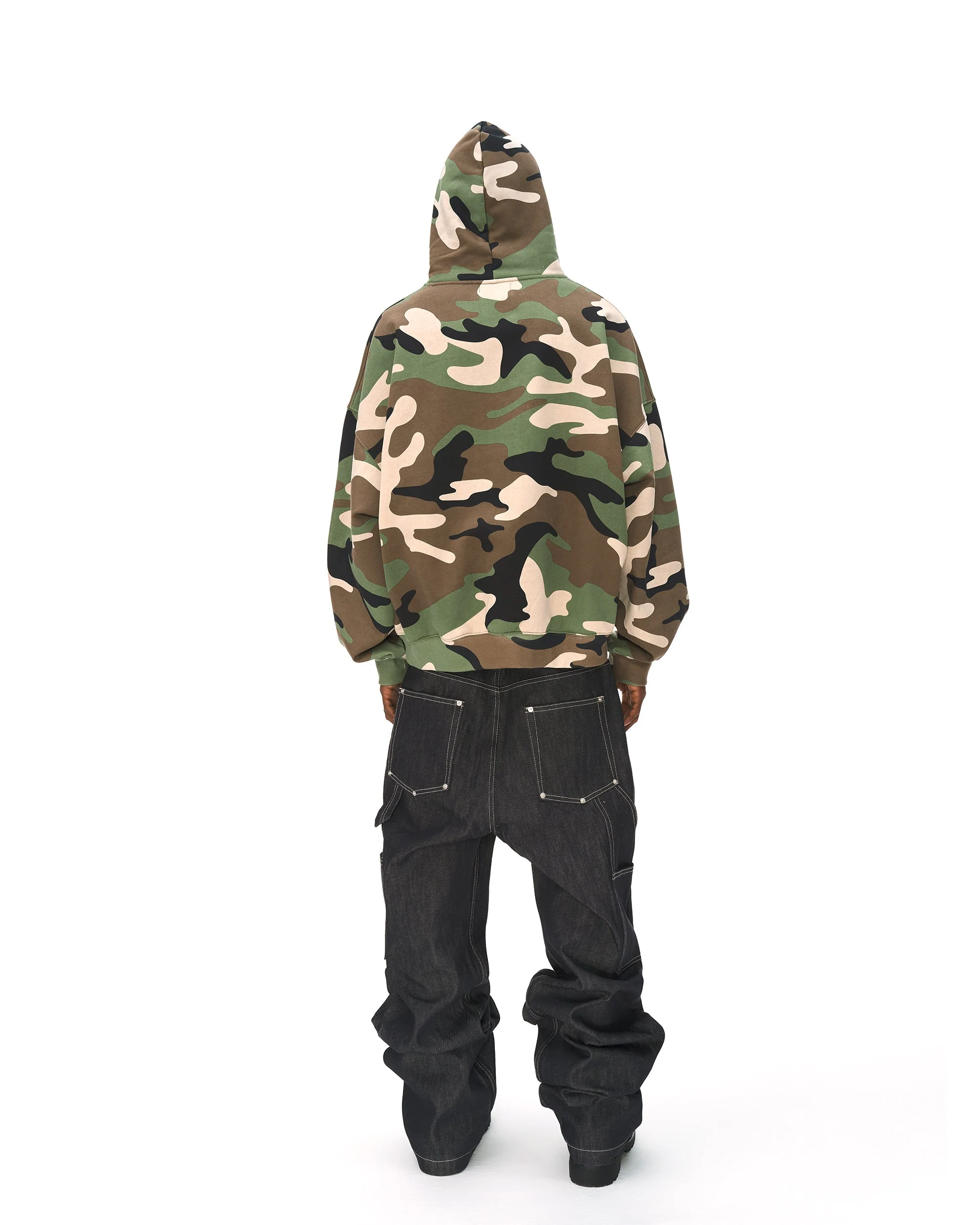 GREEN CAMO HOODIE - Image 14