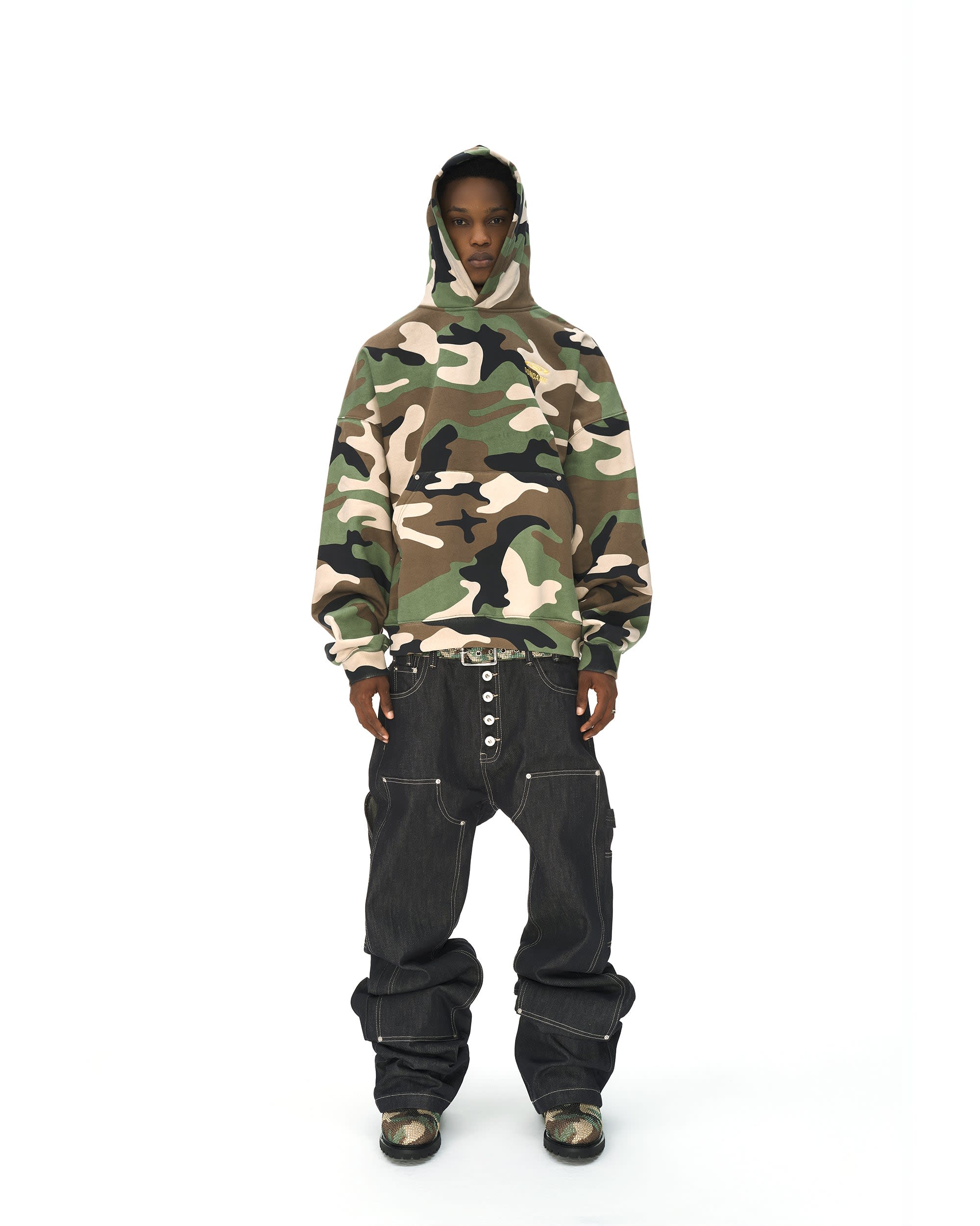 GREEN CAMO HOODIE - Image 3