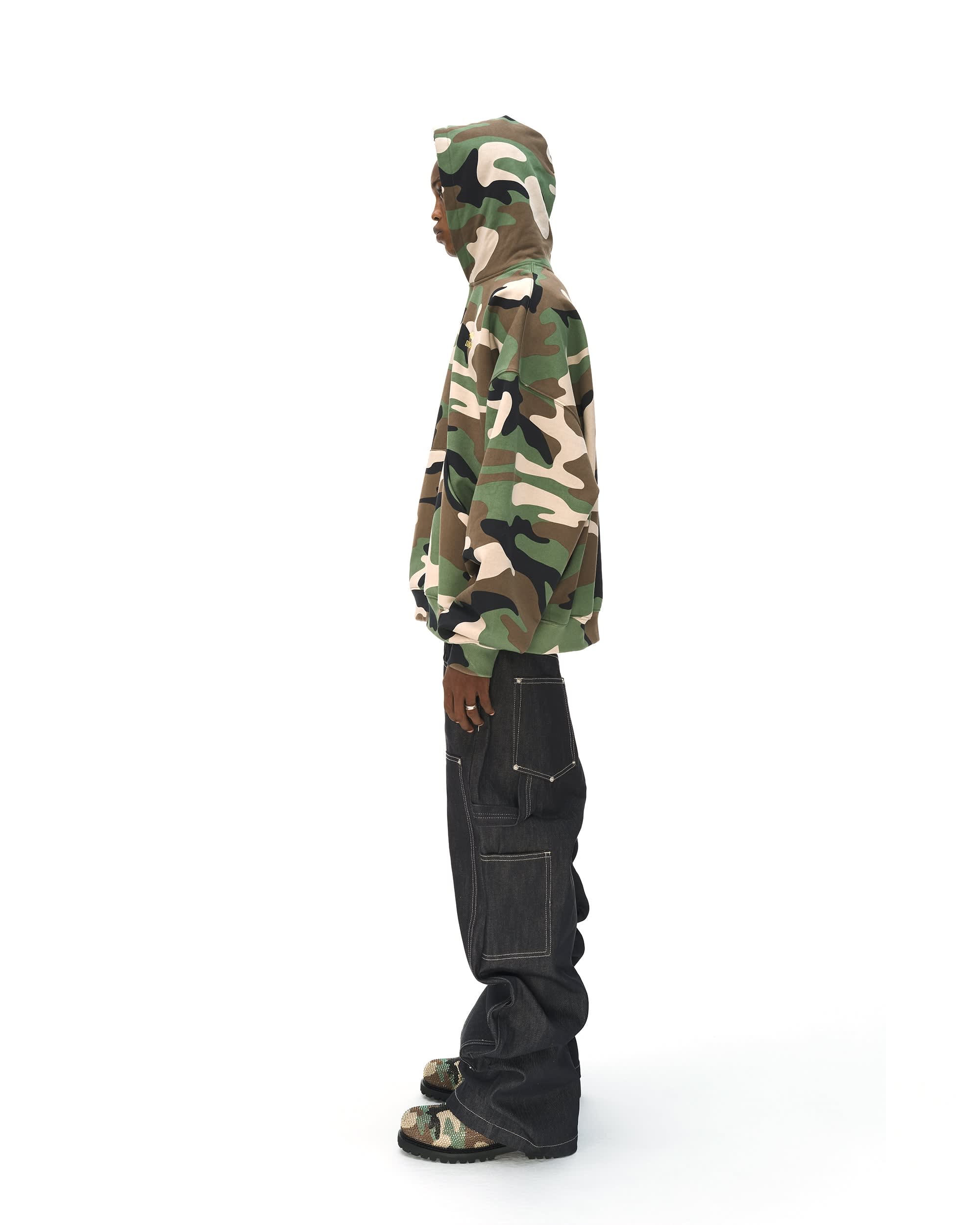 GREEN CAMO HOODIE - Image 5