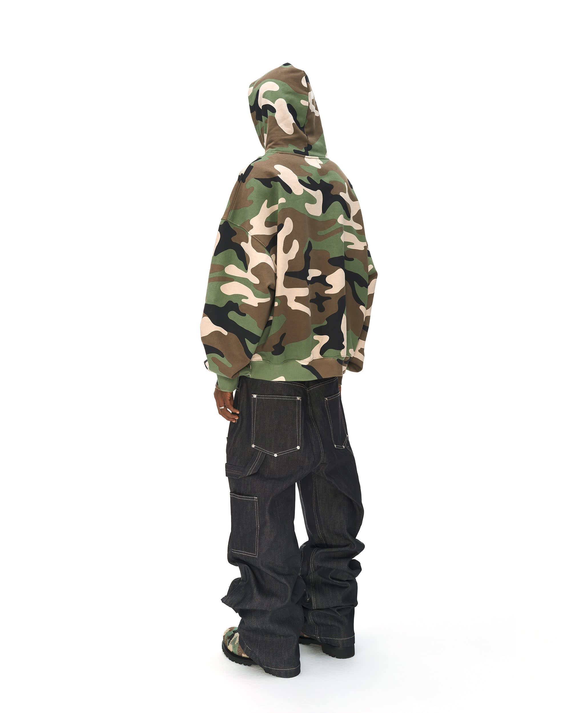 GREEN CAMO HOODIE - Image 6