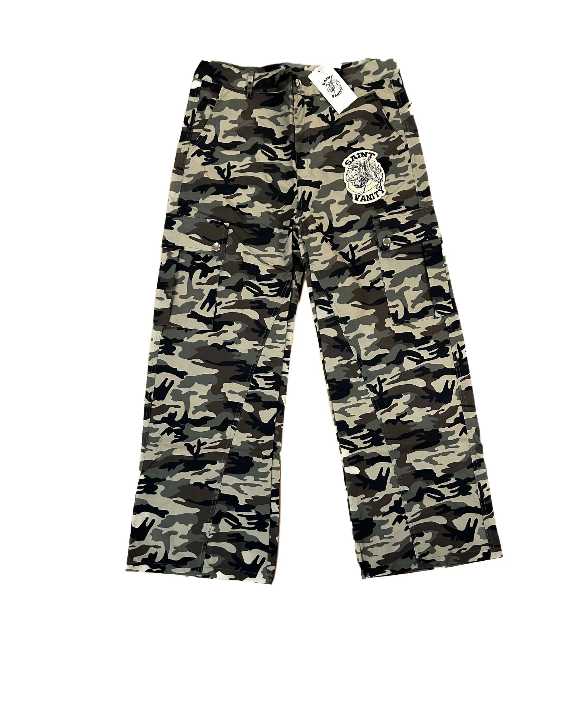 GREEN CAMO PANTS