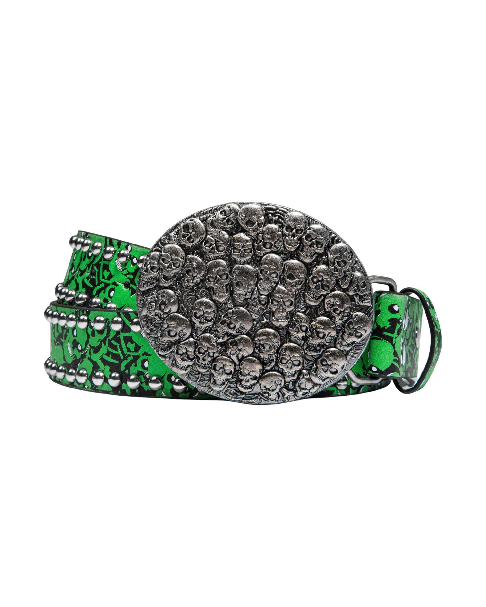 Green Glow Skullpile Belt