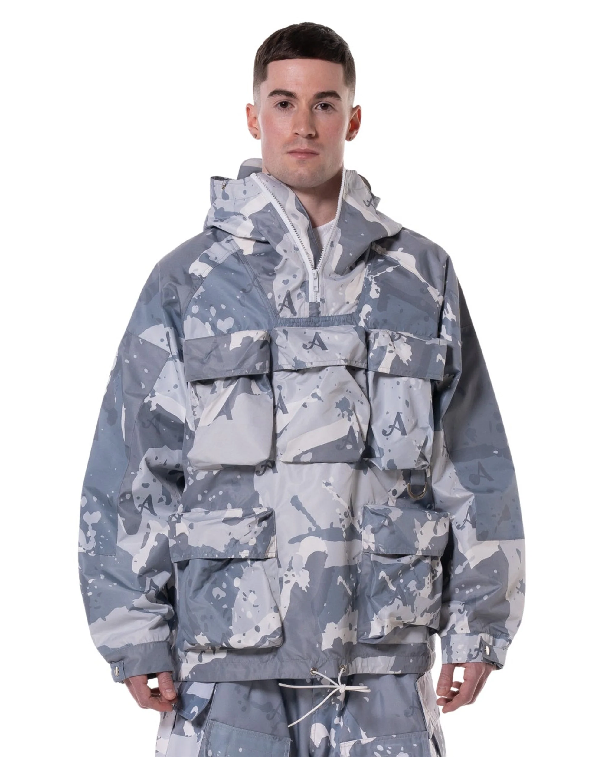 GREY āMAKASIā CAMO JACKET