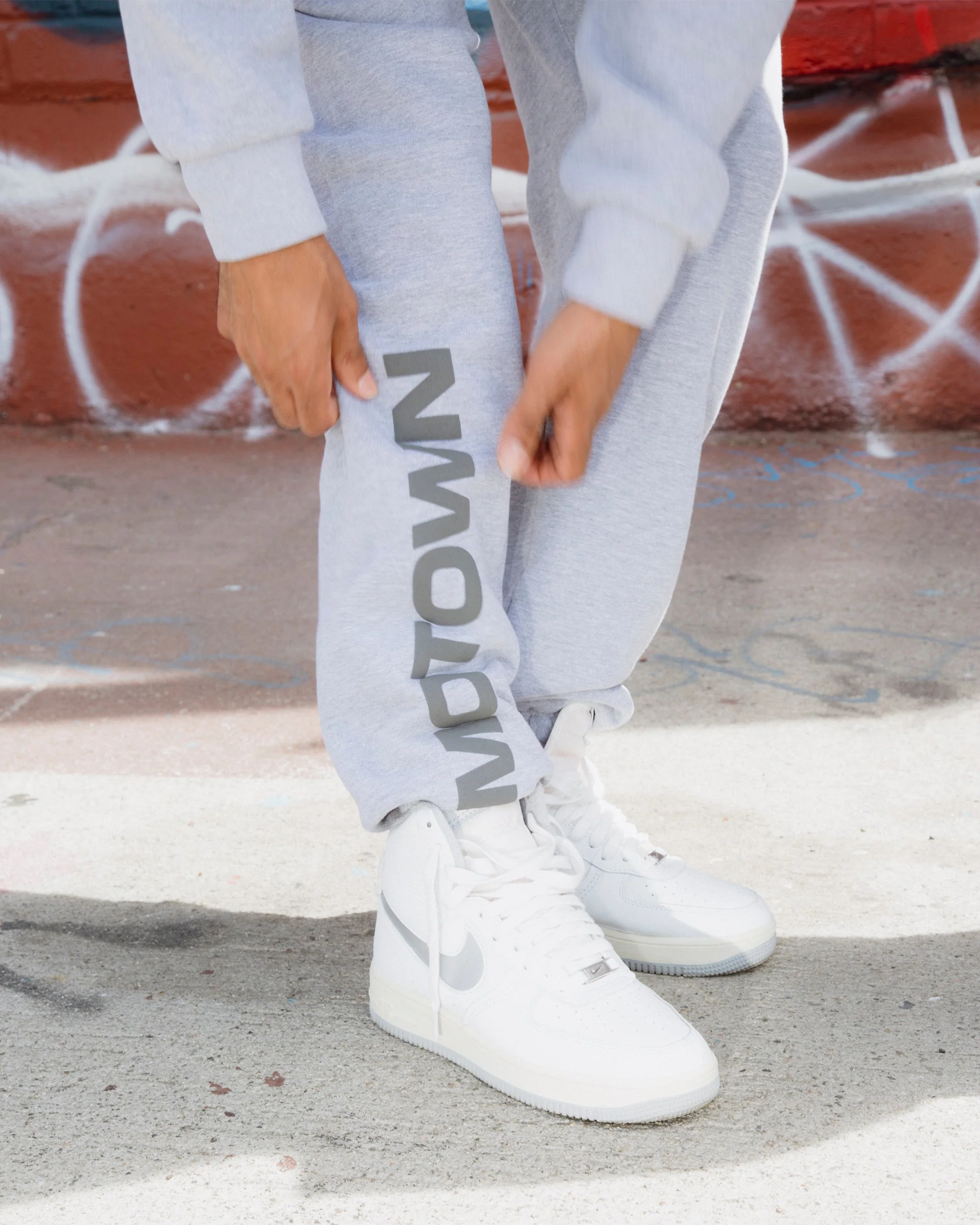 Grey Motown Essentials Sweatpants - Image 4