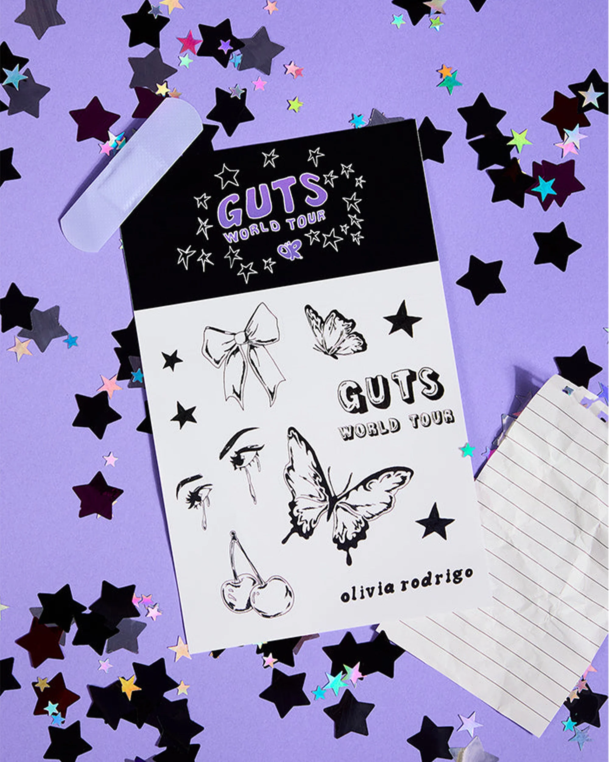 GUTS world tour sticker sheet - Image 2