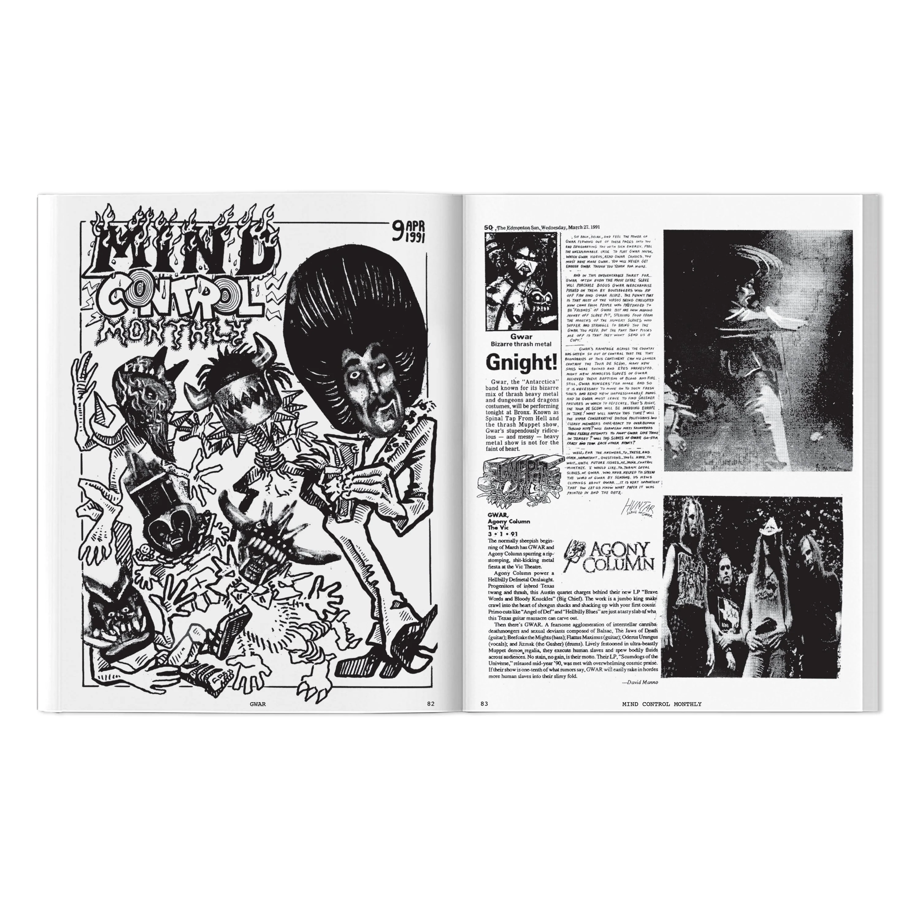 GWAR X BEYOND THE STREETS "Mind Control Monthly " Book - Image 10