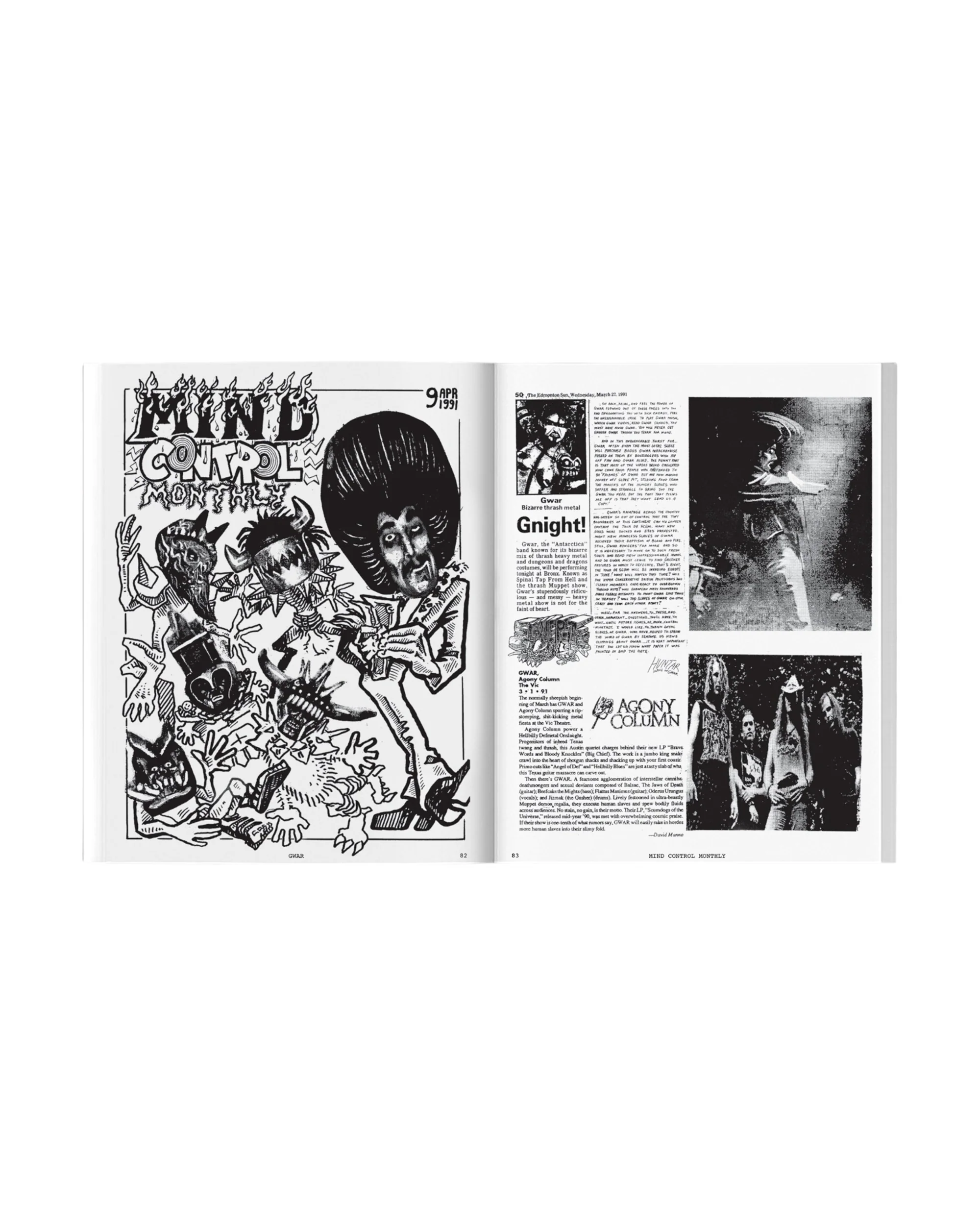 GWAR X BEYOND THE STREETS "Mind Control Monthly " Book - Image 3