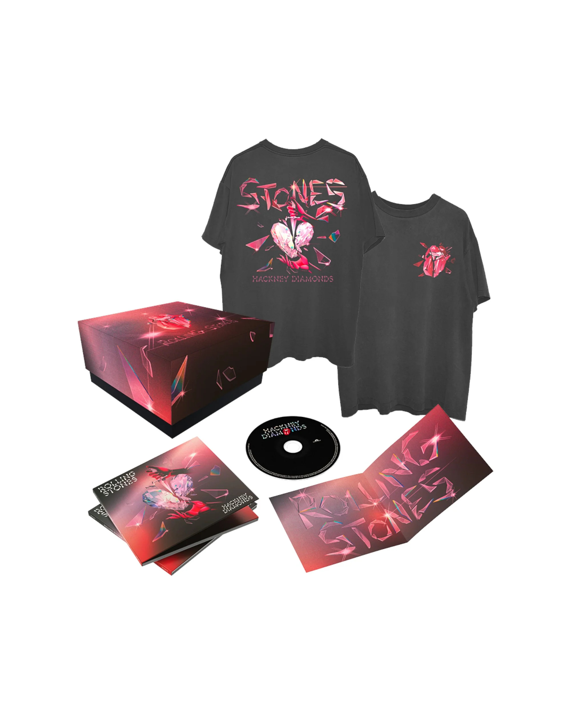 Hackney Diamonds Digipack CD + T-Shirt Box Set