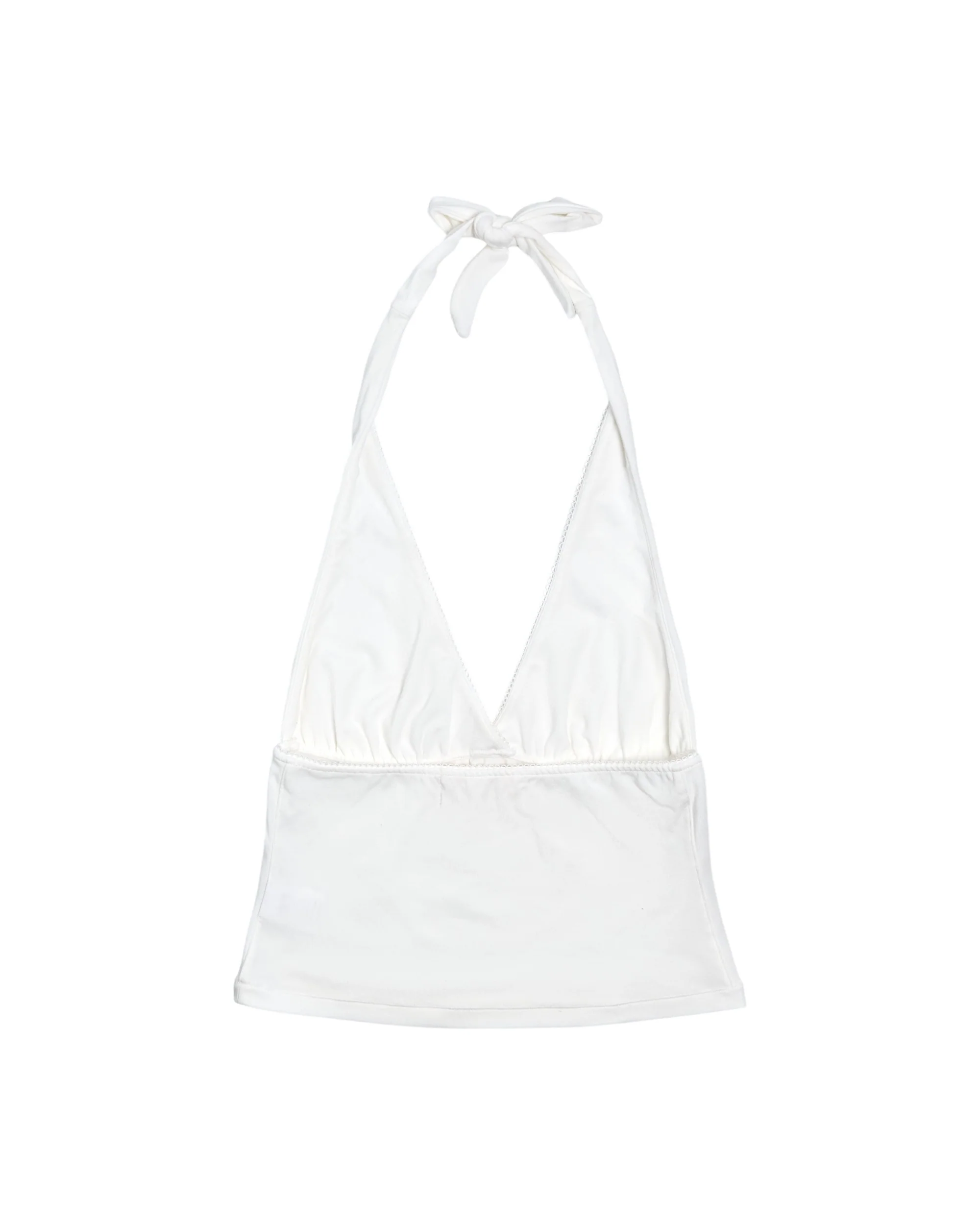 Halterneck Top White - Image 2