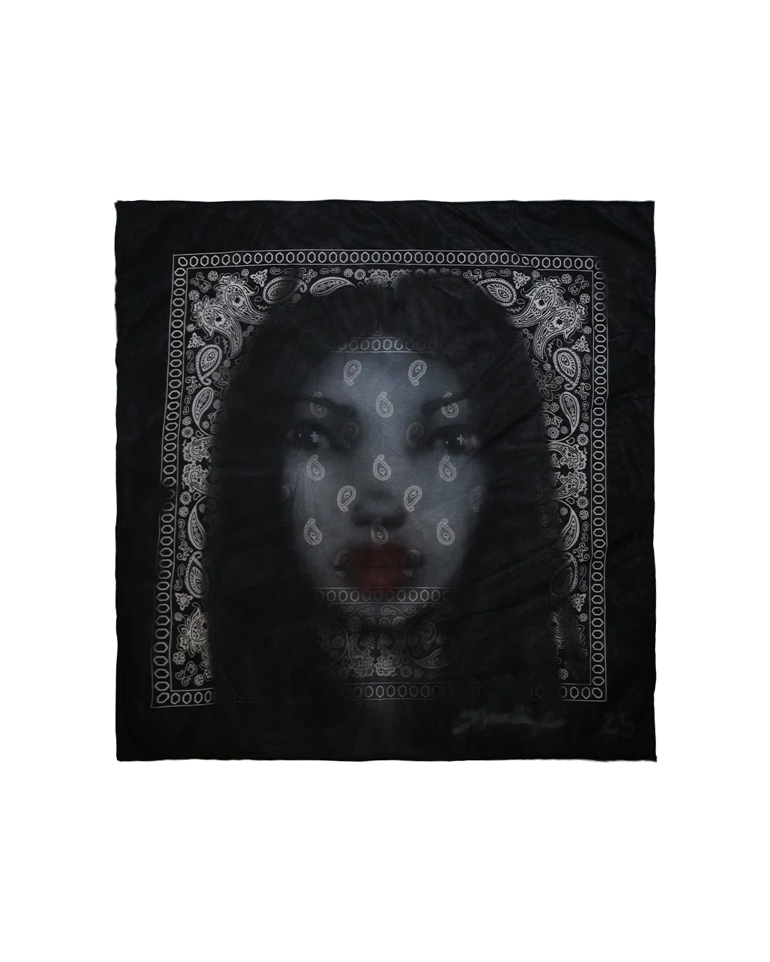 HAND PAINTED BANDANA #10