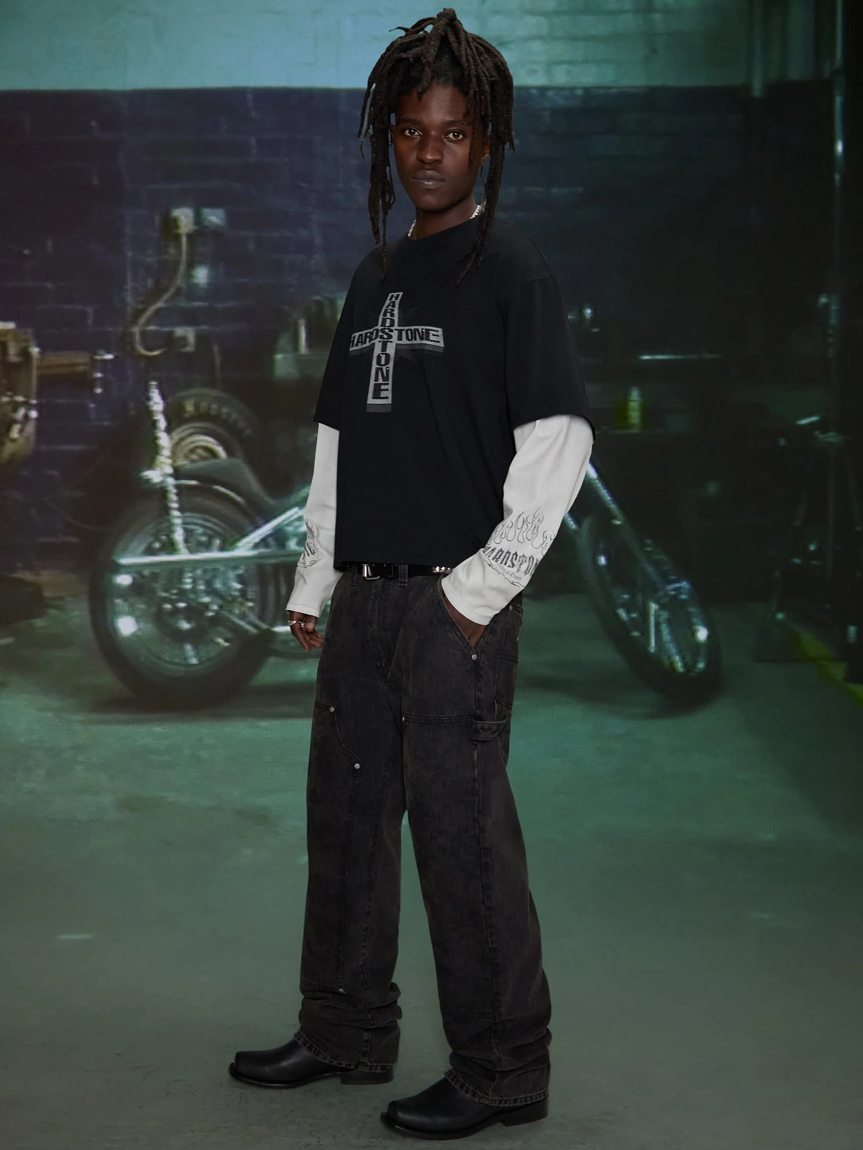HARDSTONE Denim Carpenter Jeans - Image 9