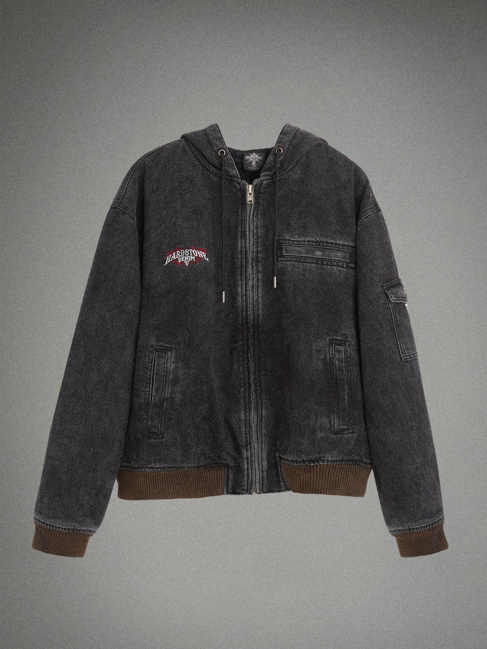 HARDSTONE Denim Hooded Jacket - Image 8
