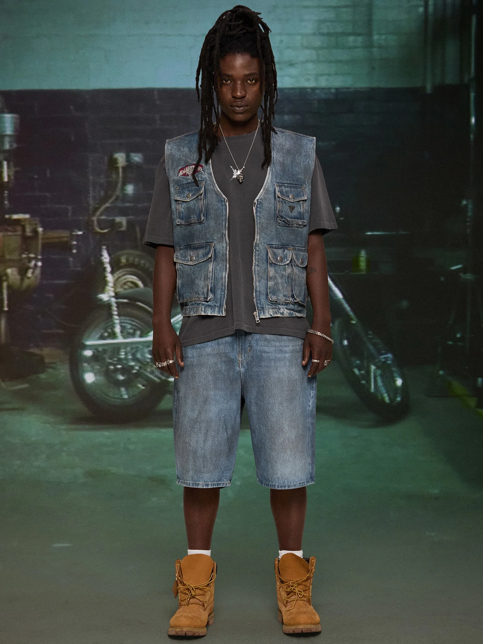 HARDSTONE Denim Vest - Image 11