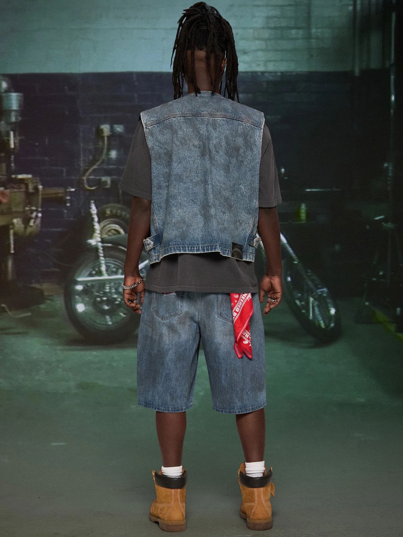 HARDSTONE Denim Vest - Image 12