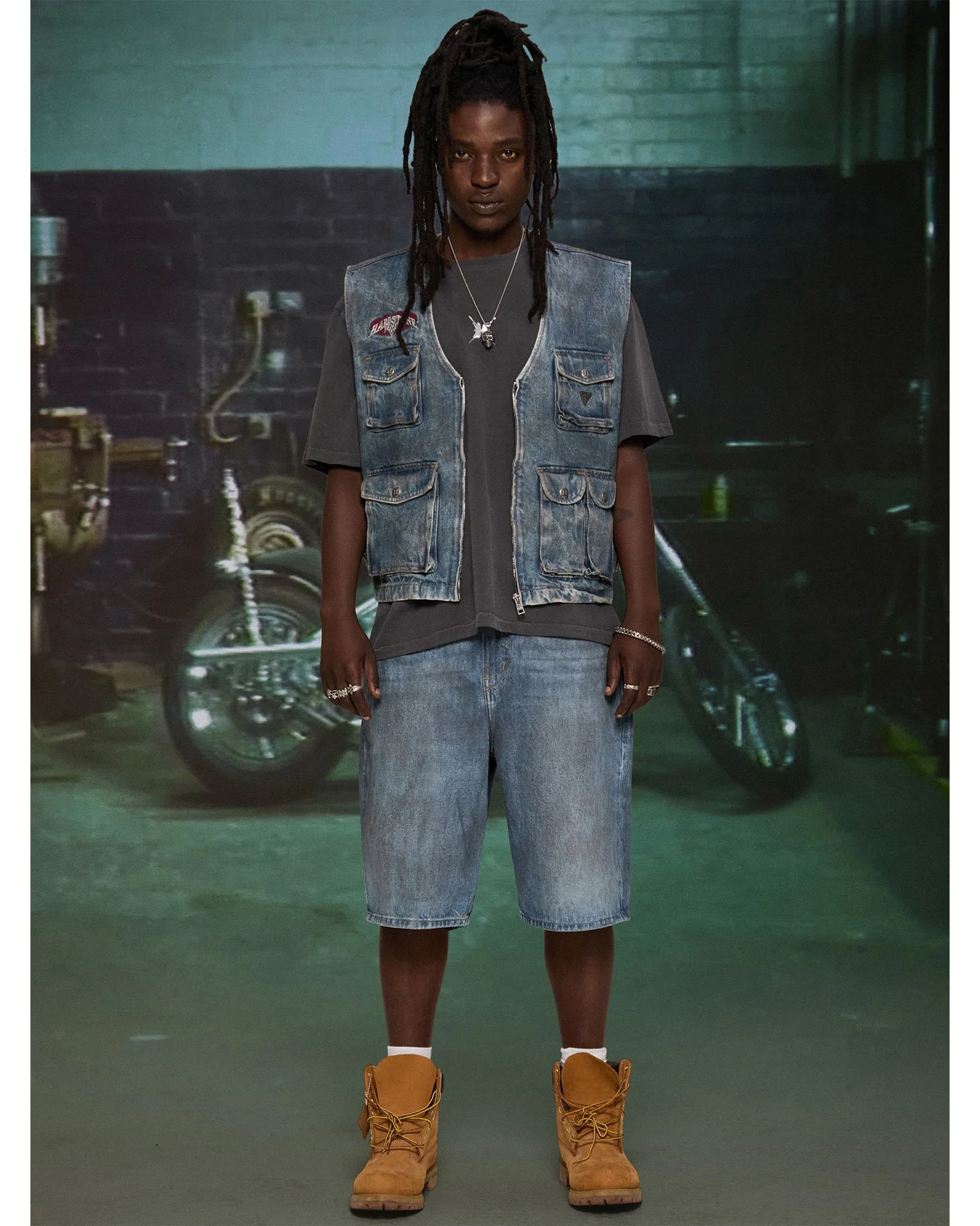 HARDSTONE Denim Vest - Image 2