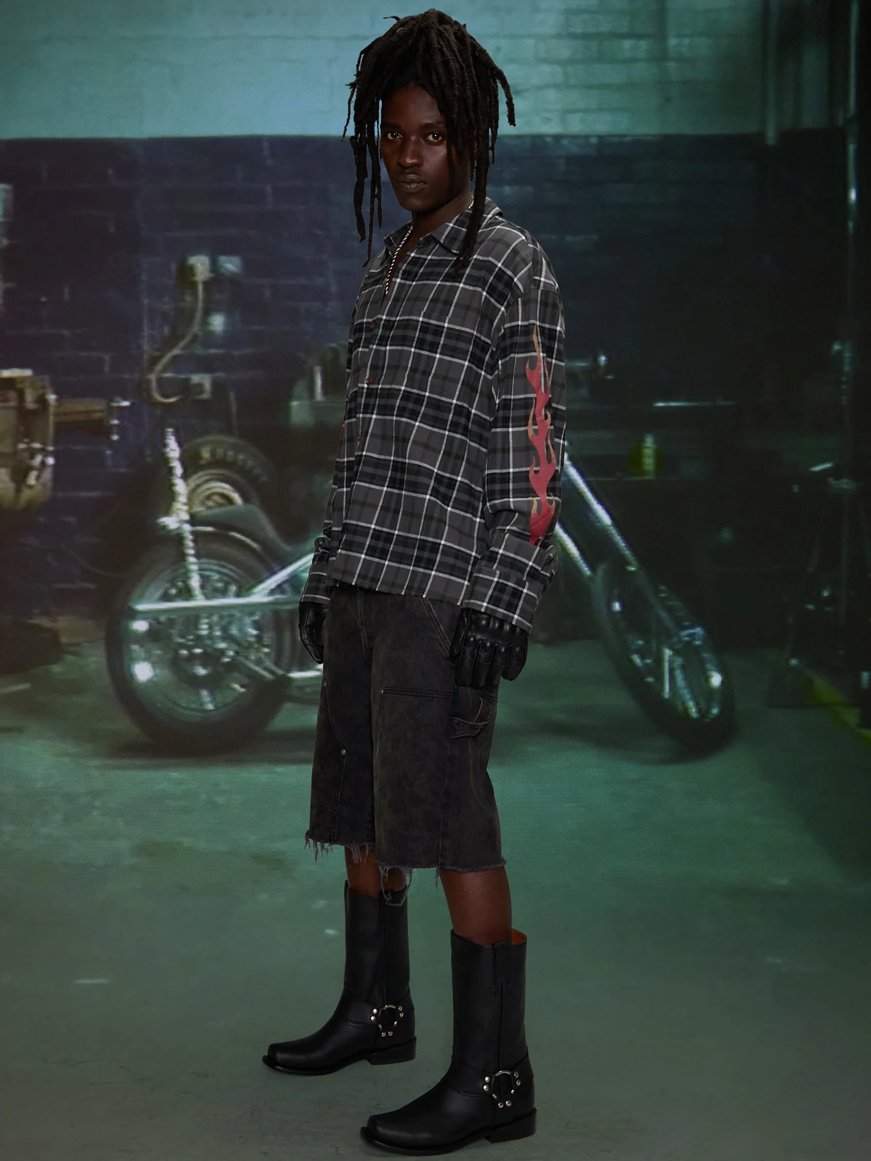 HARDSTONE Flannel Shirt - Image 16