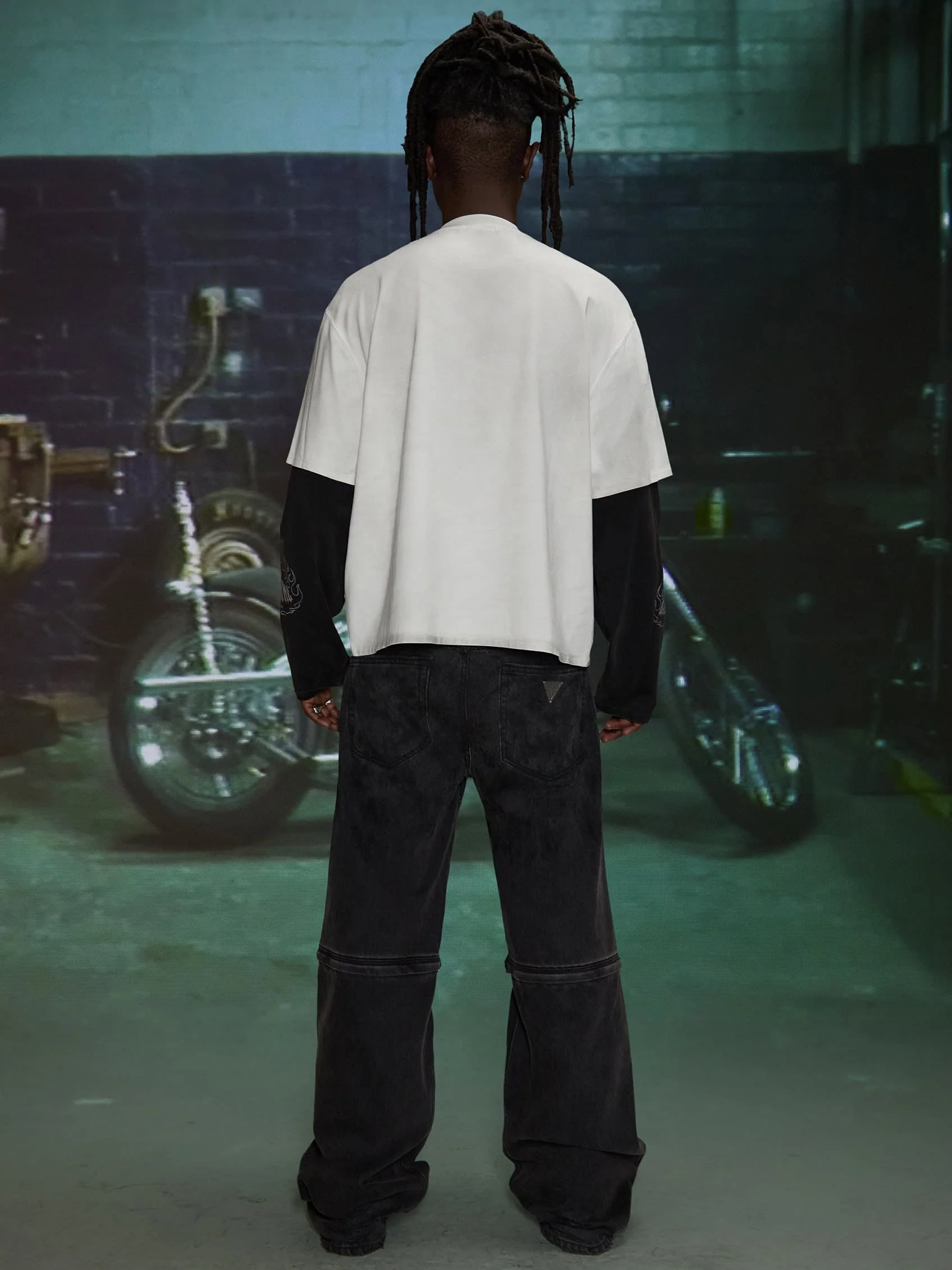 HARDSTONE Layered Long-Sleeve Tee - Image 18