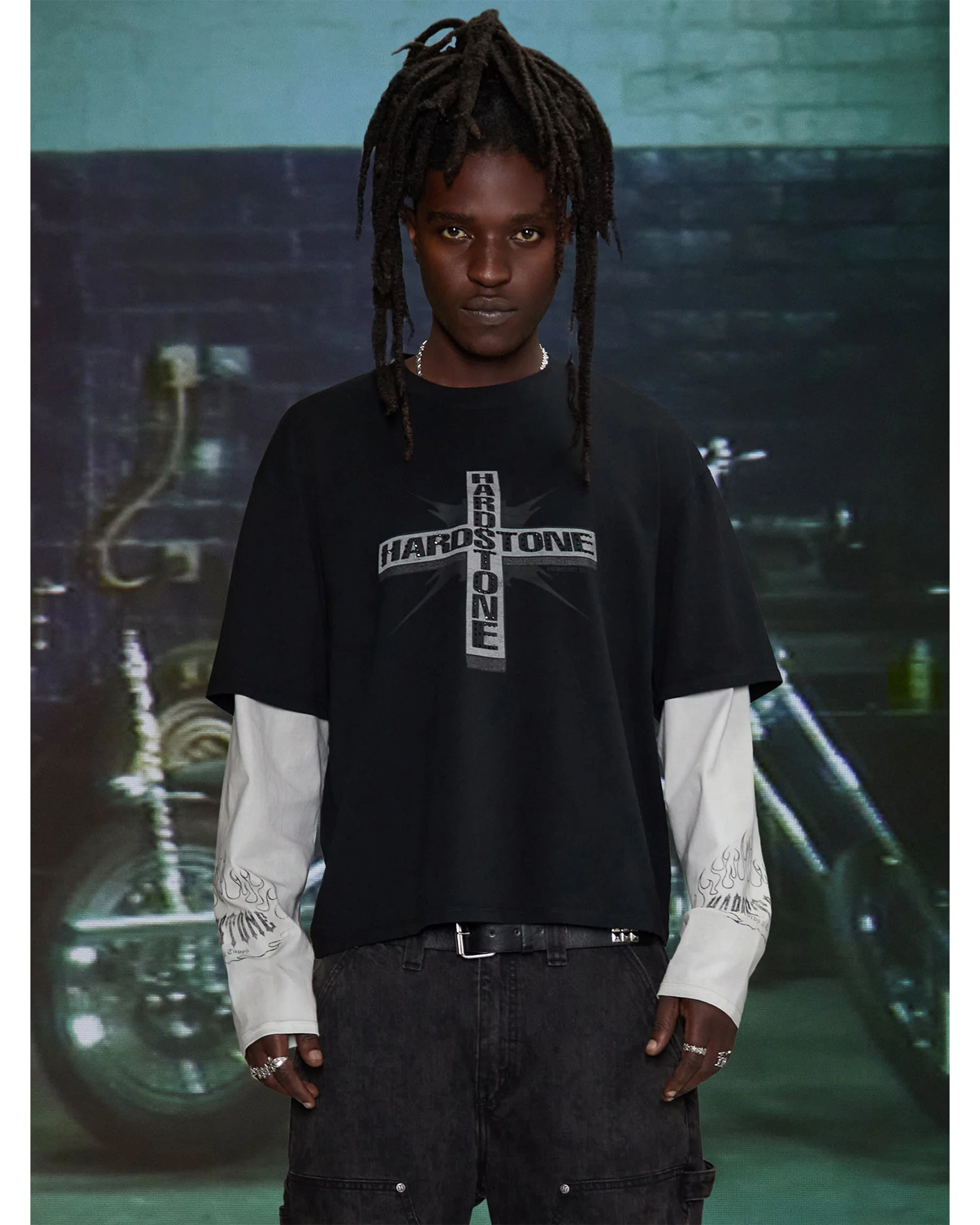 HARDSTONE Layered Long-Sleeve Tee - Image 2