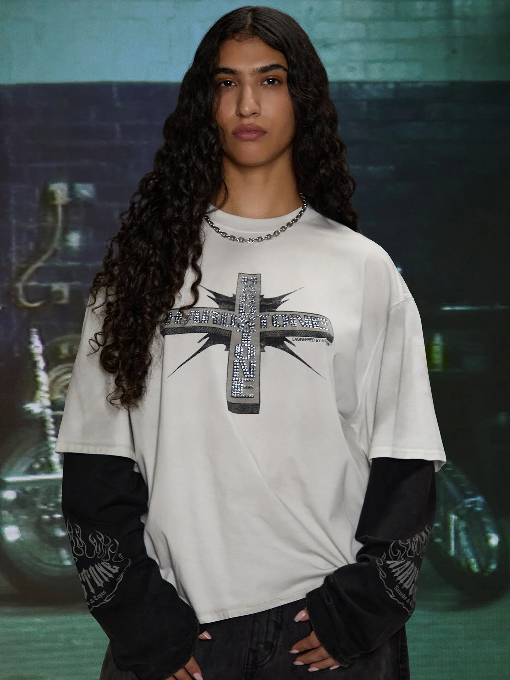 HARDSTONE Layered Long-Sleeve Tee - Image 20