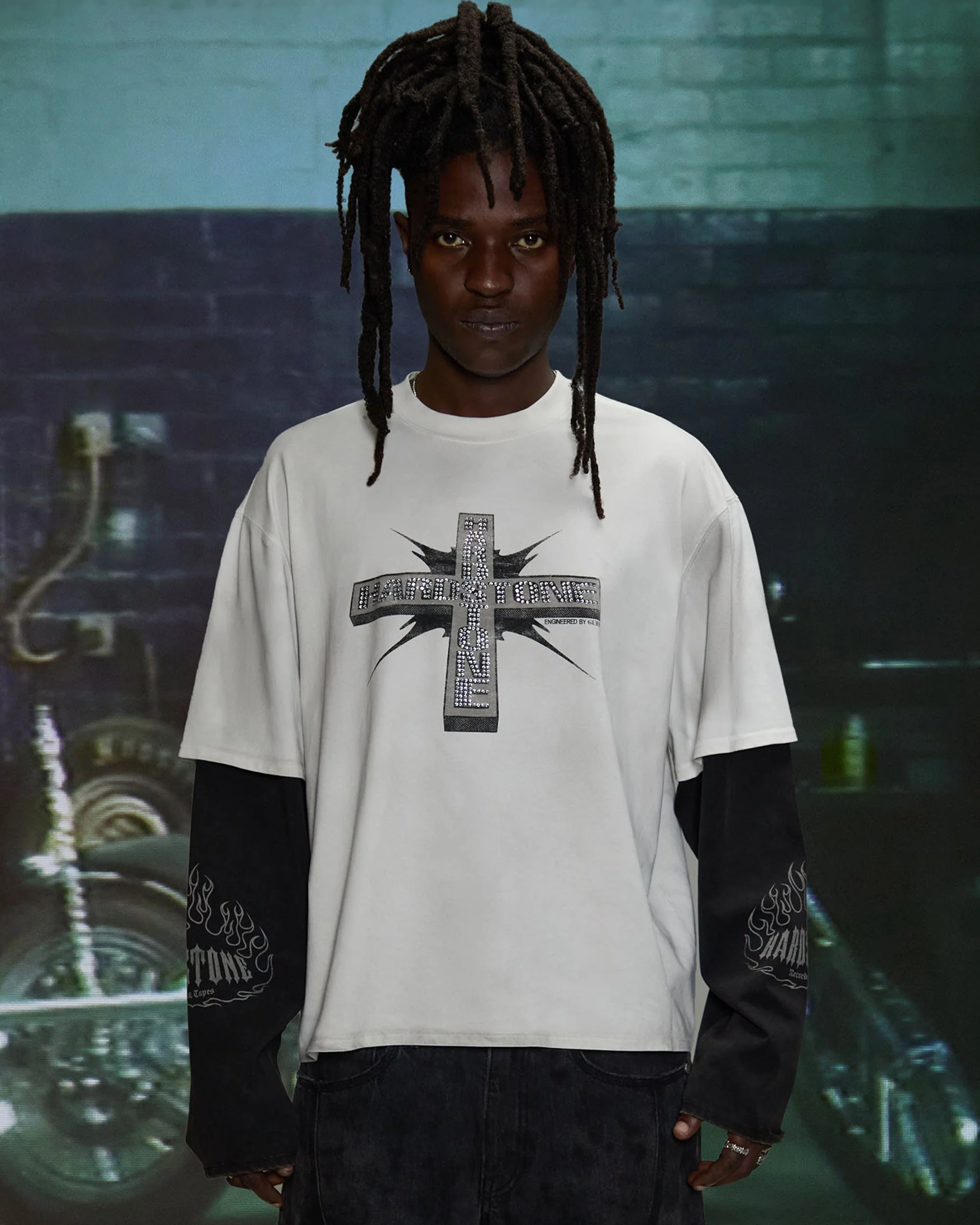 HARDSTONE Layered Long-Sleeve Tee - Image 6