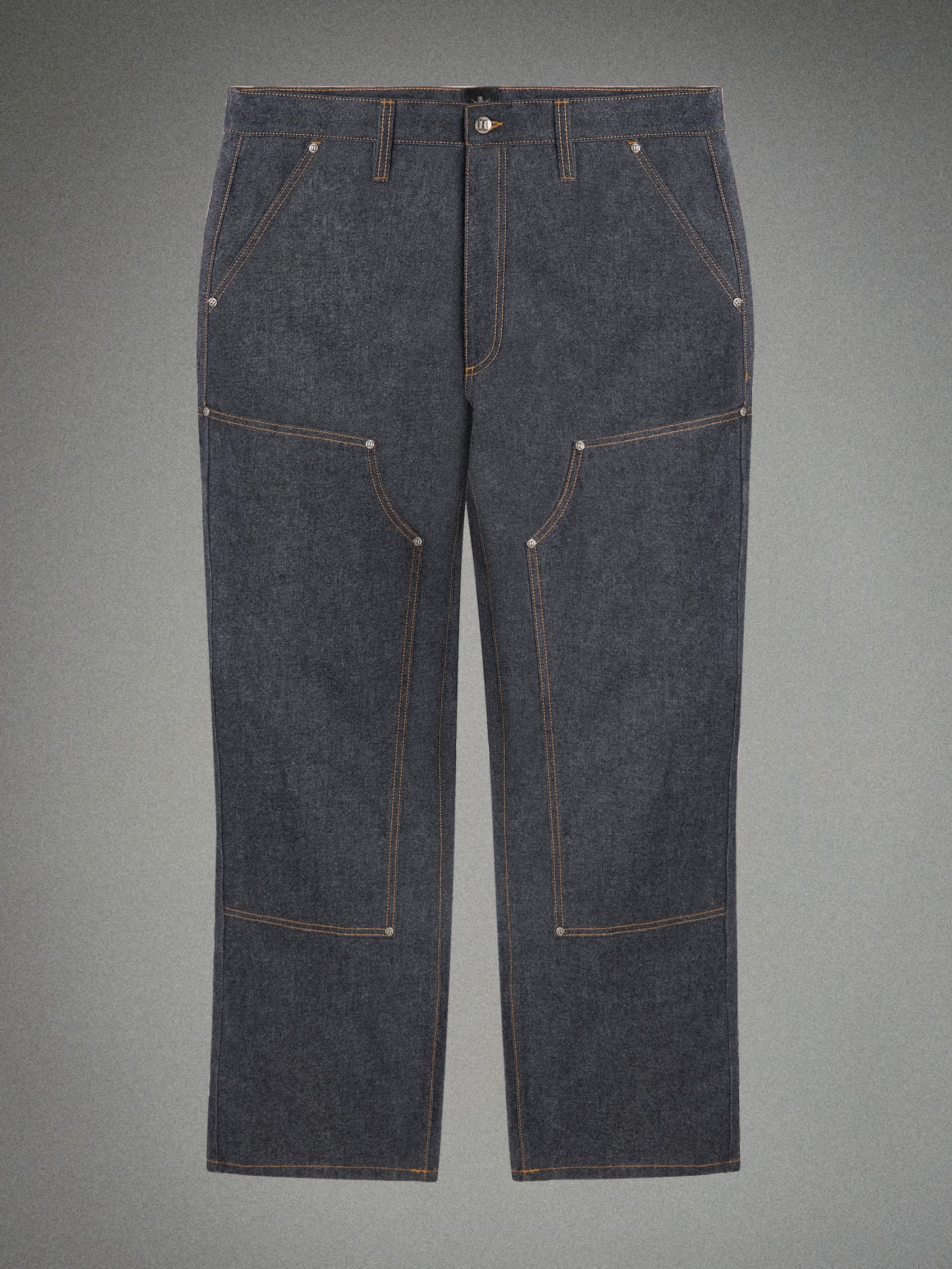 HARDSTONE Raw Denim Carpenter Jeans - Image 7