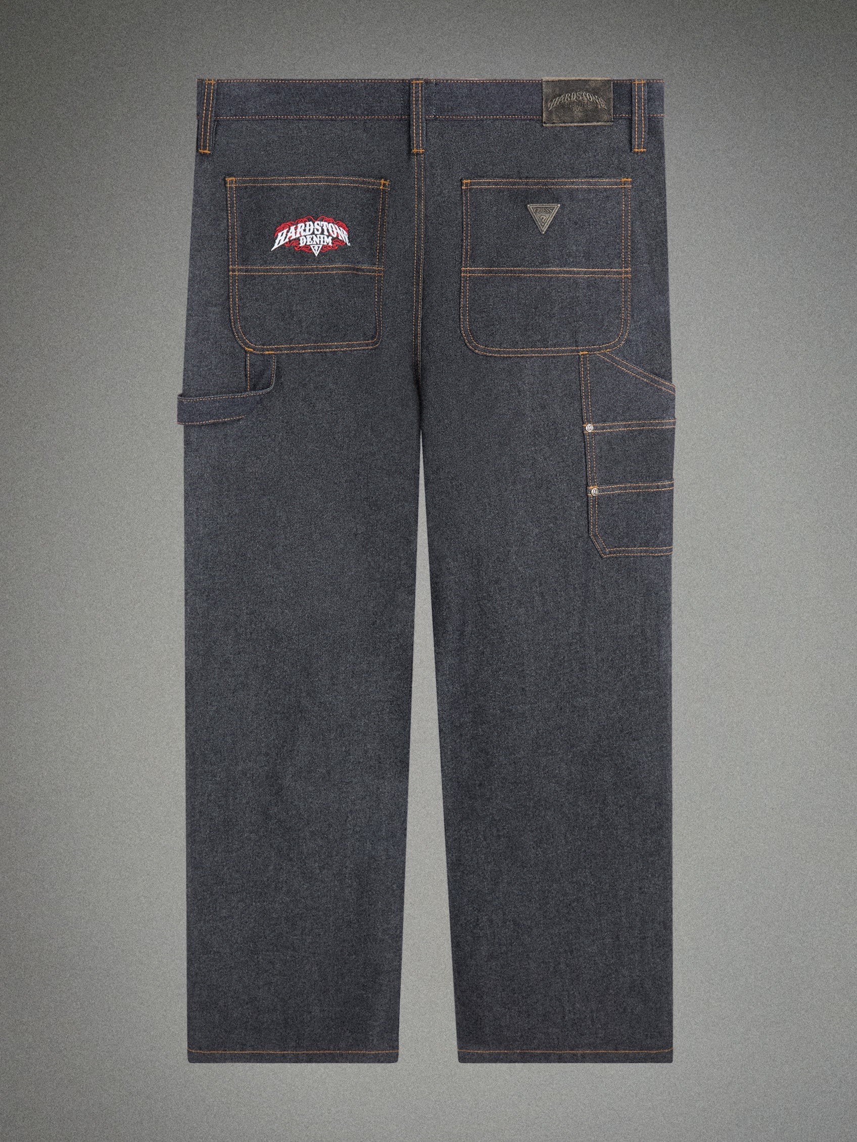 HARDSTONE Raw Denim Carpenter Jeans - Image 8